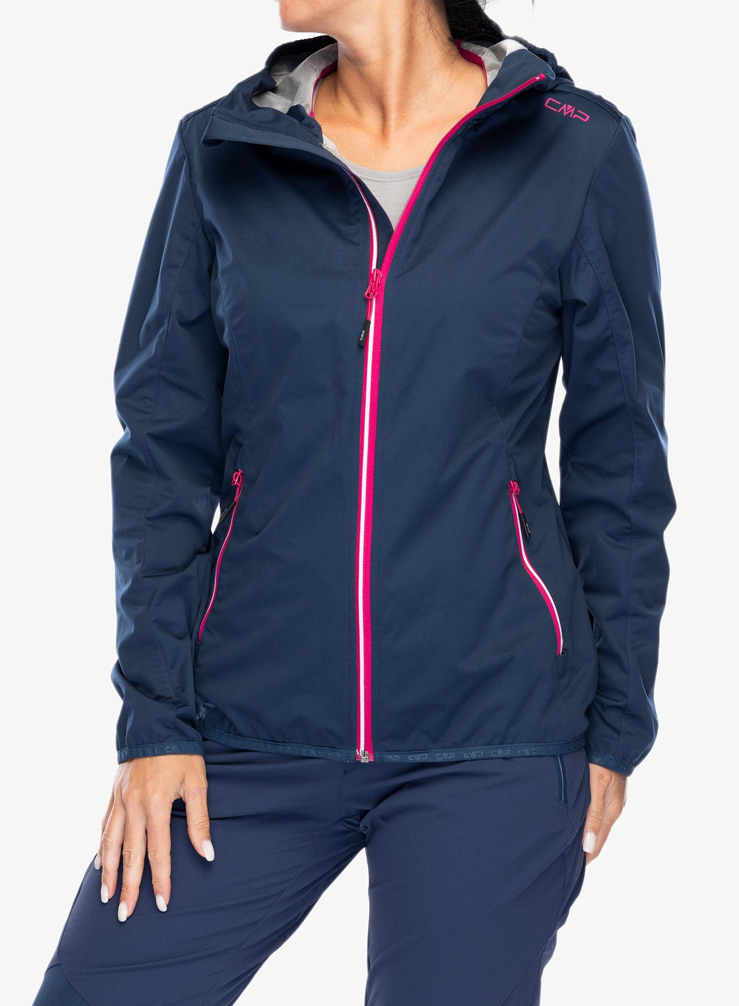 Ženska jakna CMP Vicky Jacket Fix Hood - blue