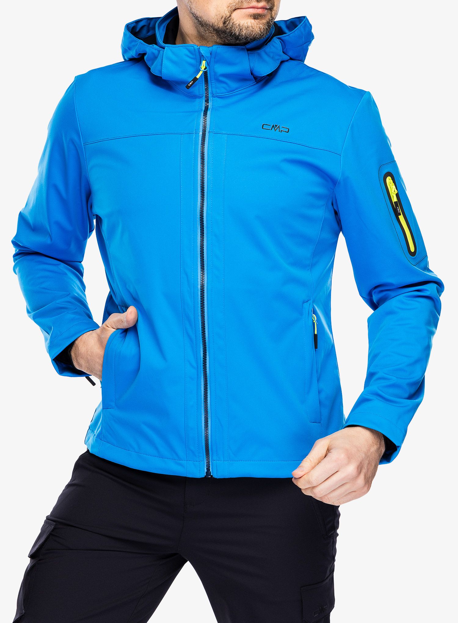 Softshell CMP Vidal Zip Hood Jacket - river
