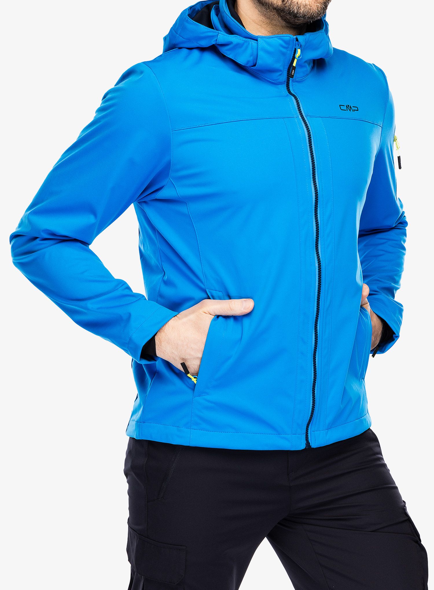 Softshell CMP Vidal Zip Hood Jacket - river