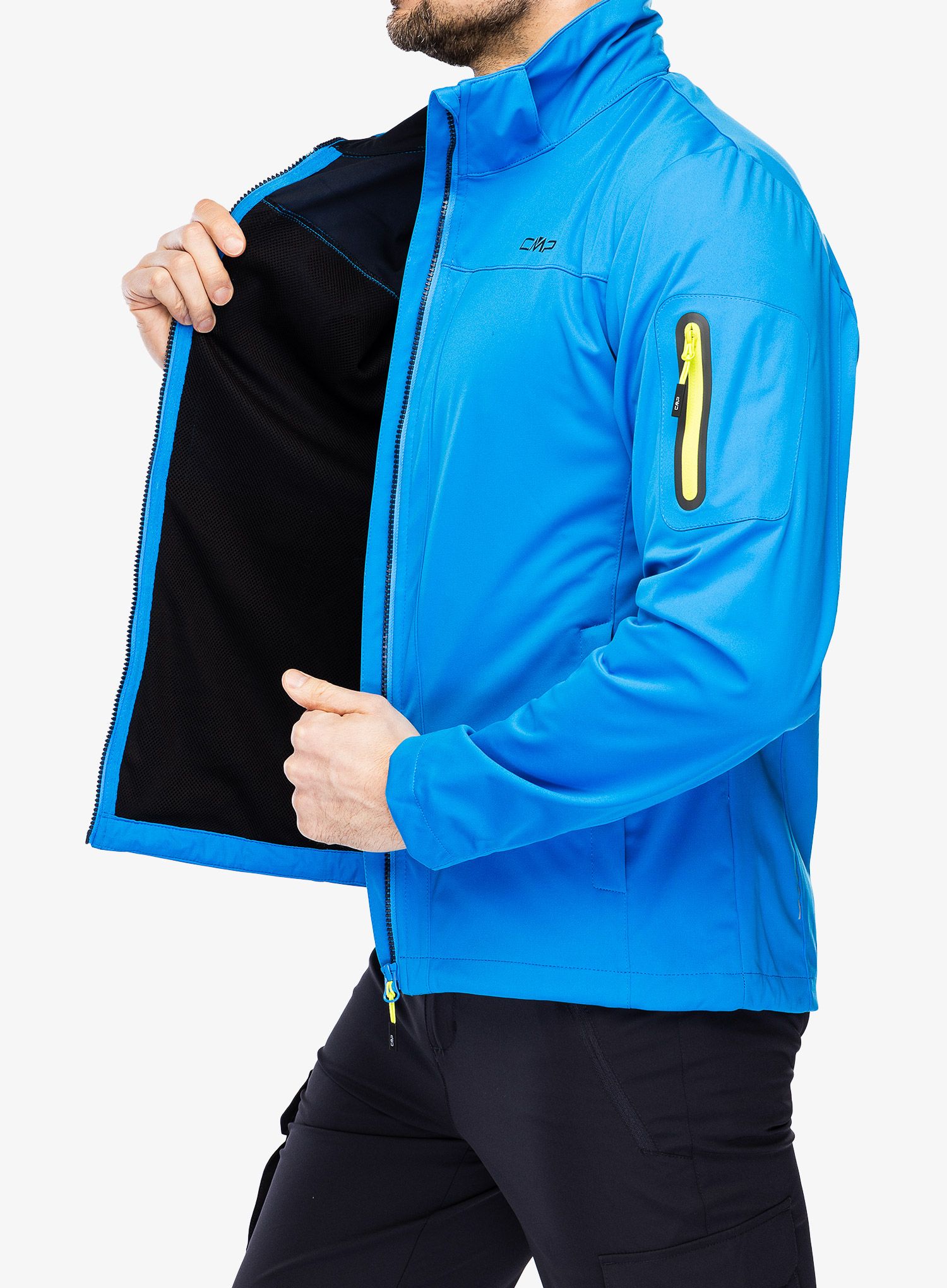 Softshell CMP Vidal Zip Hood Jacket - river