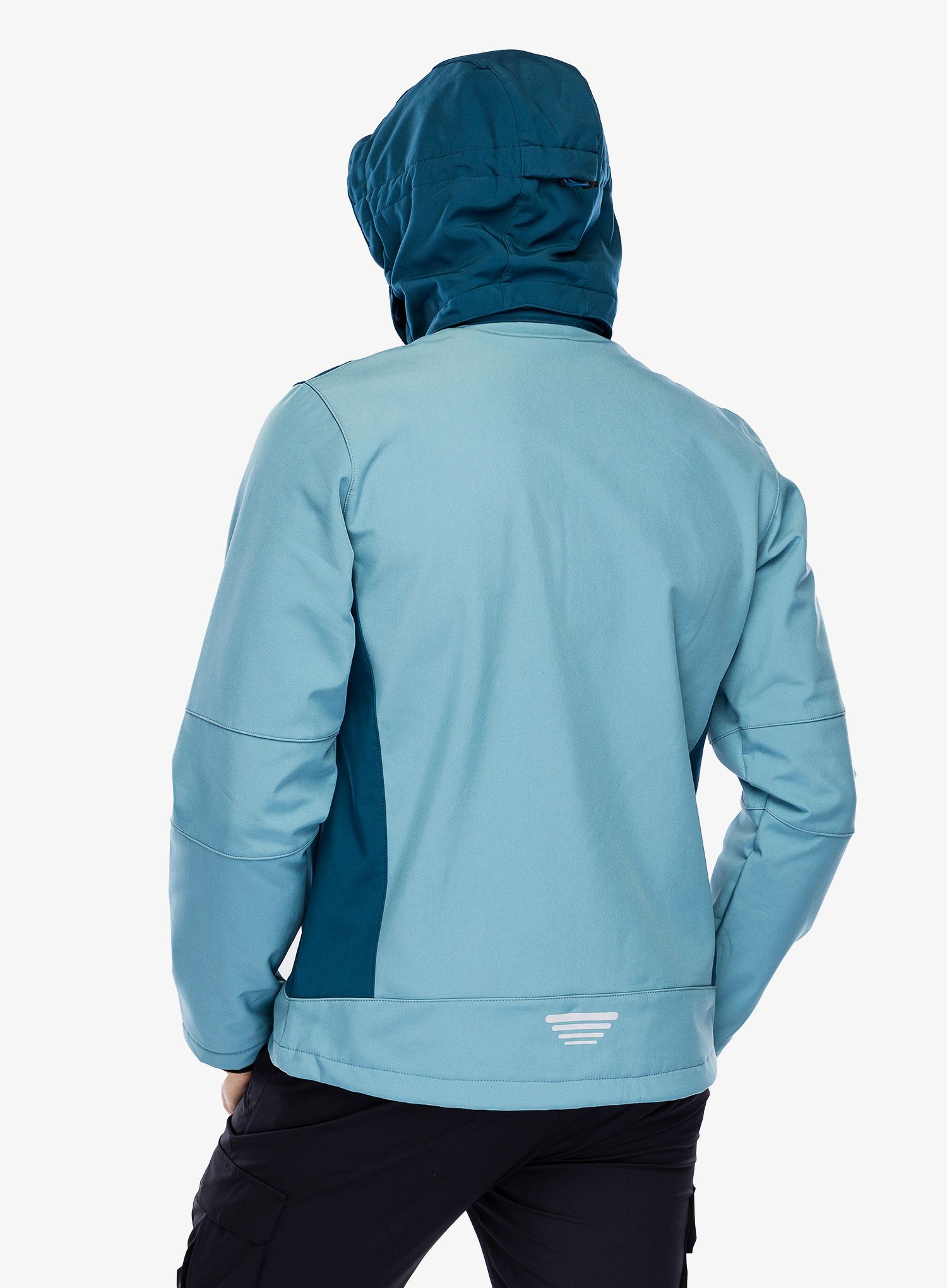 Softshell CMP Vivo Jacket Zip Hood - hydro/bluesteel
