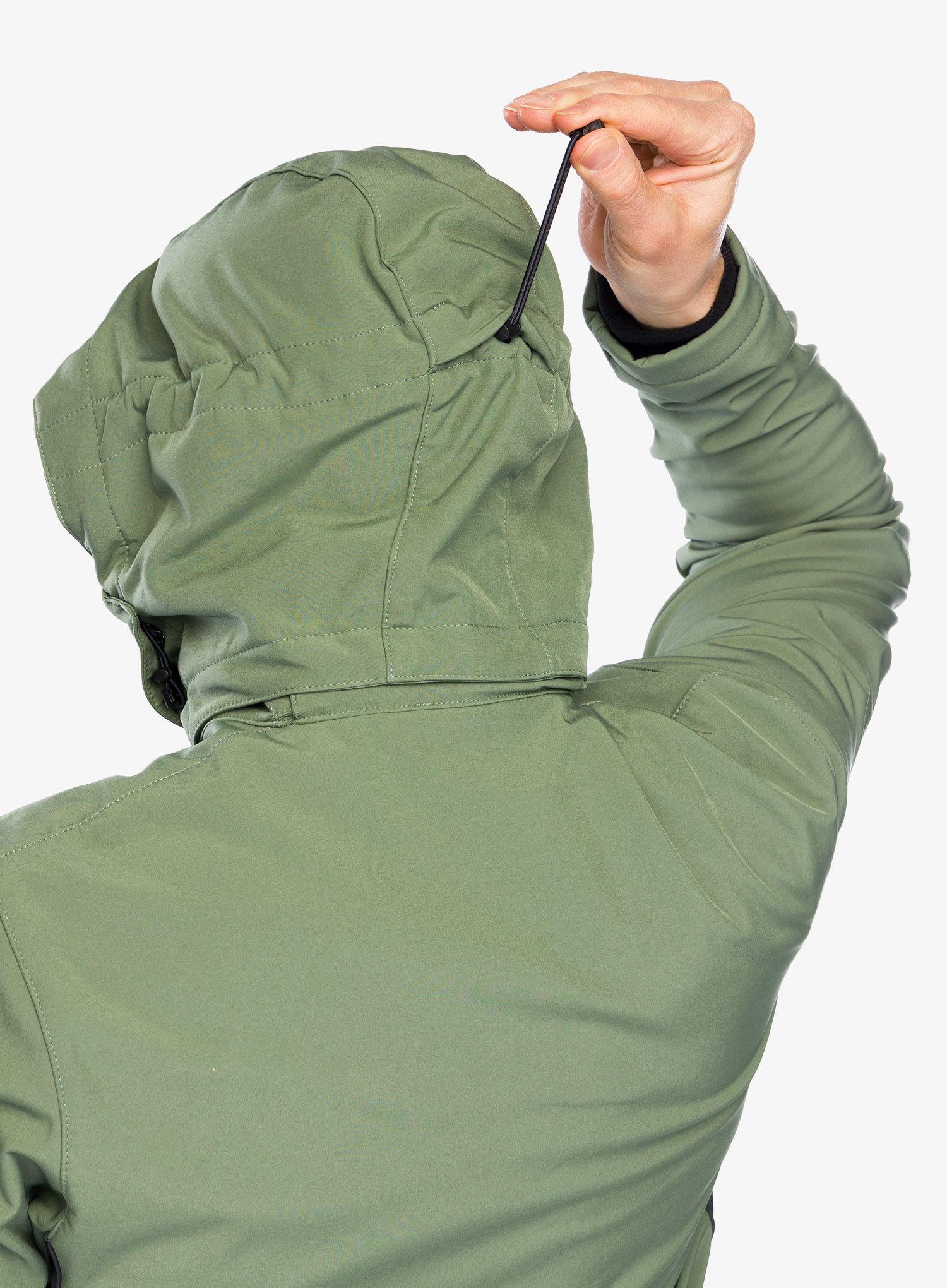 Softshell CMP Vivo Jacket Zip Hood - salvia
