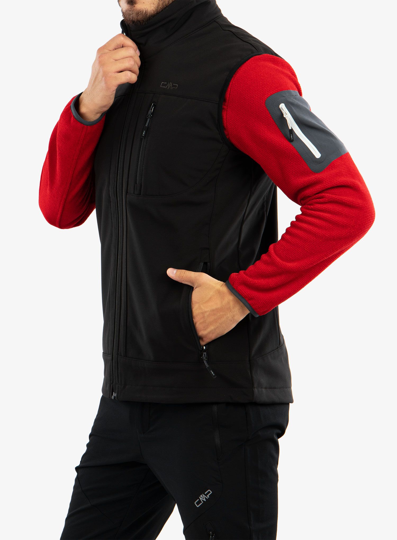 Moški brezrokavnik CMP Volk Vest - nero