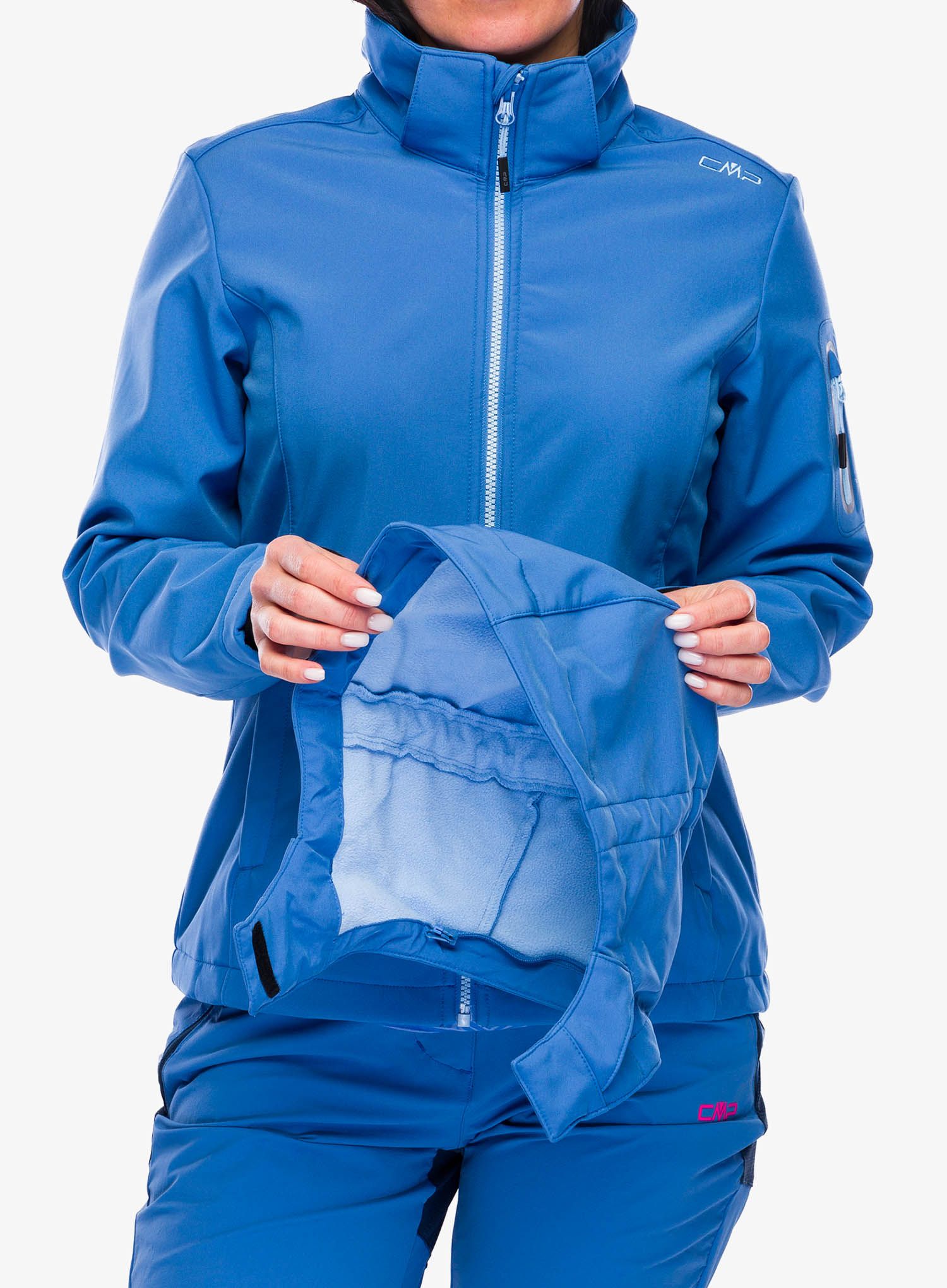 Ženski softshell CMP Wilma Jacket Zip Hood - provenza