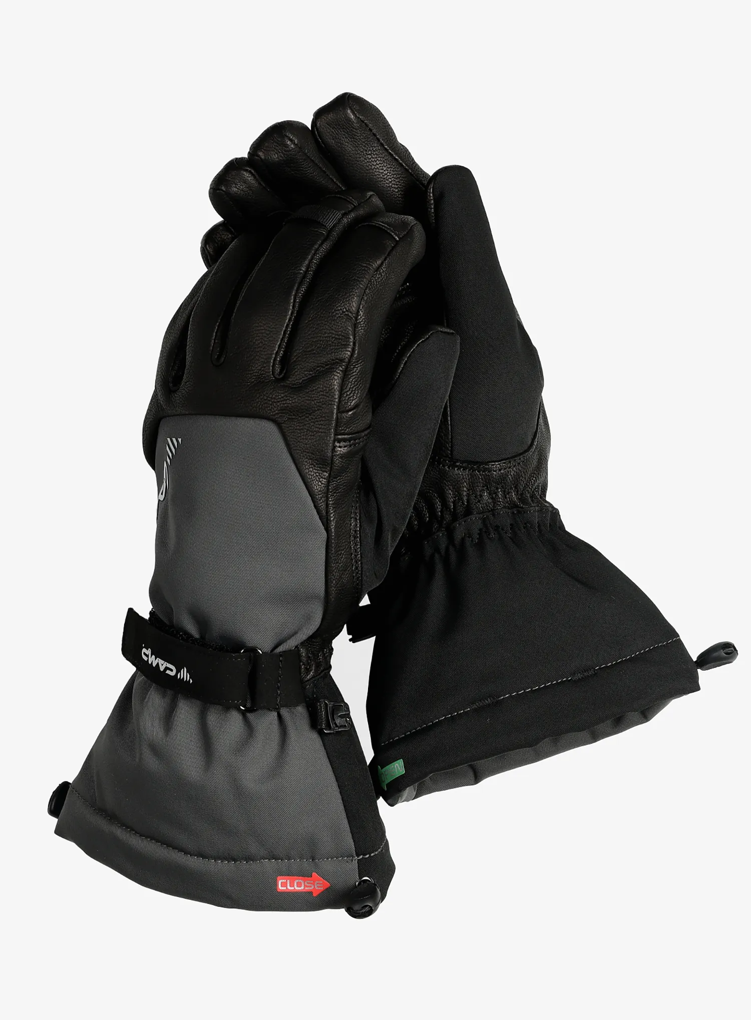 Rokavice Camp Geko Alpine - black/grey