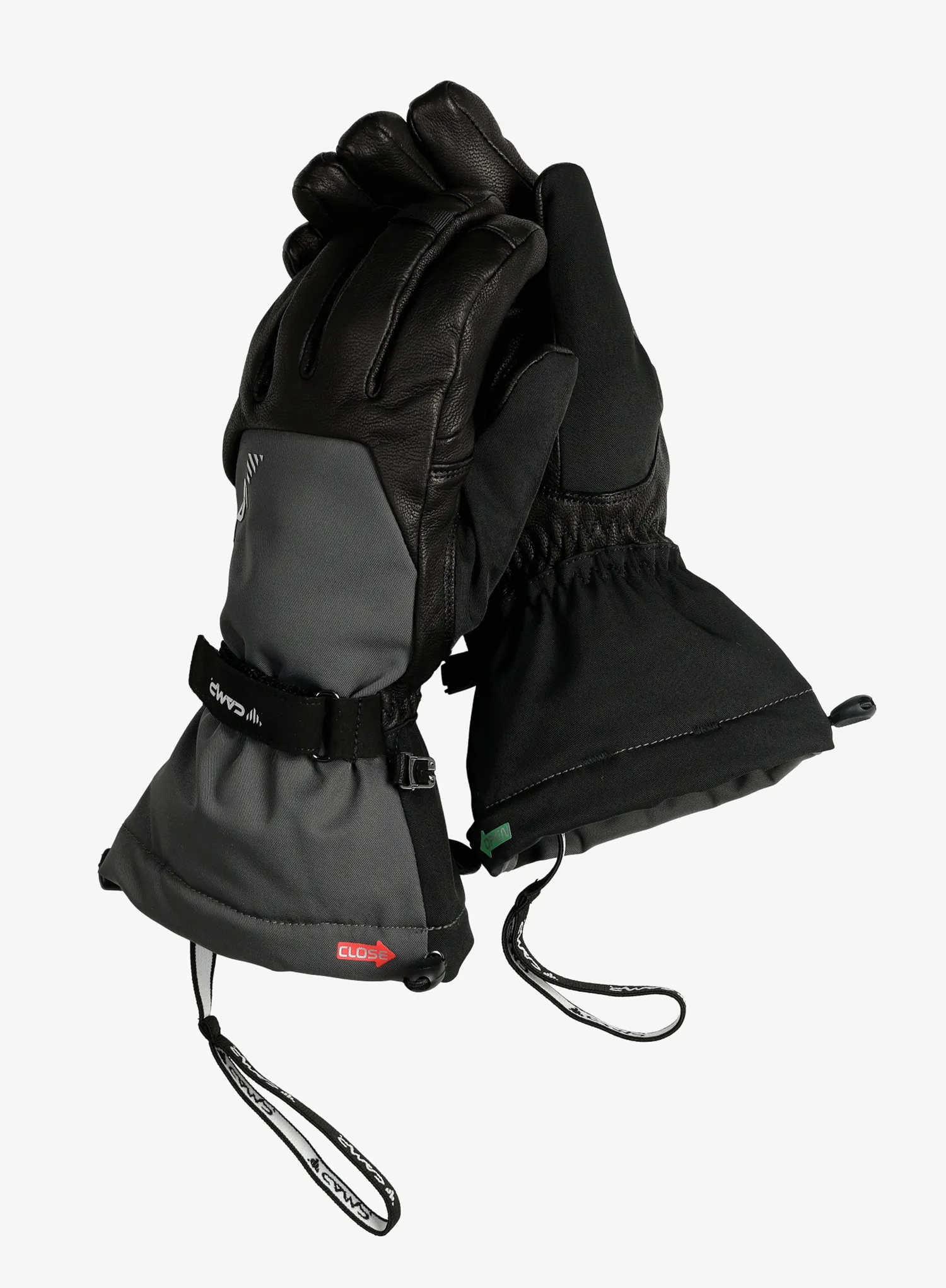 Rokavice Camp Geko Alpine - black/grey