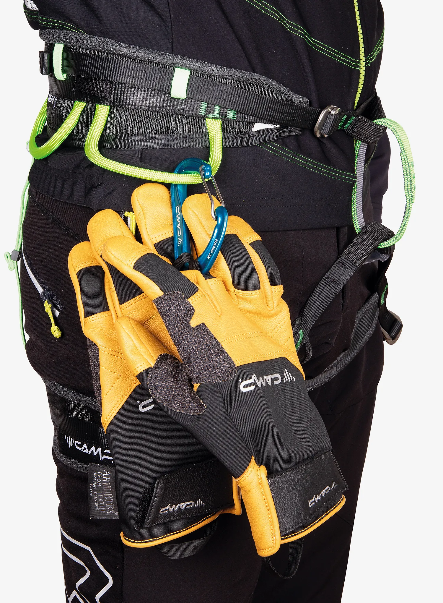 Rokavice Camp Geko Grip - black/yellow