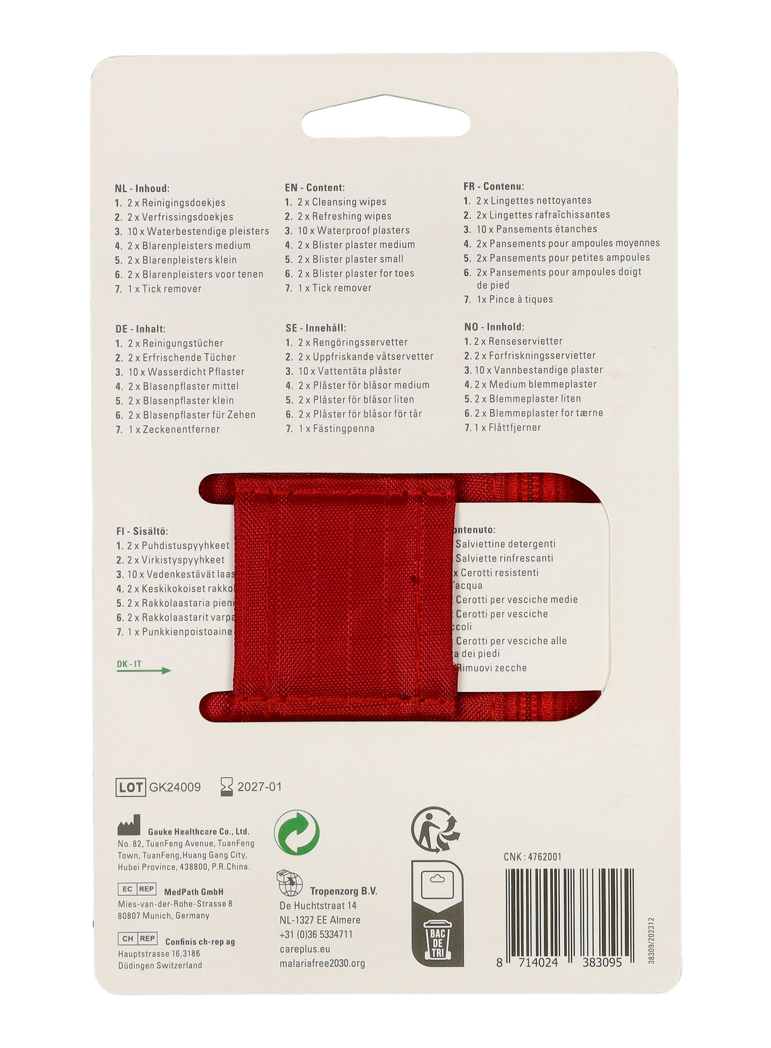 Komplet prve pomoči Care Plus First Aid Kit Light