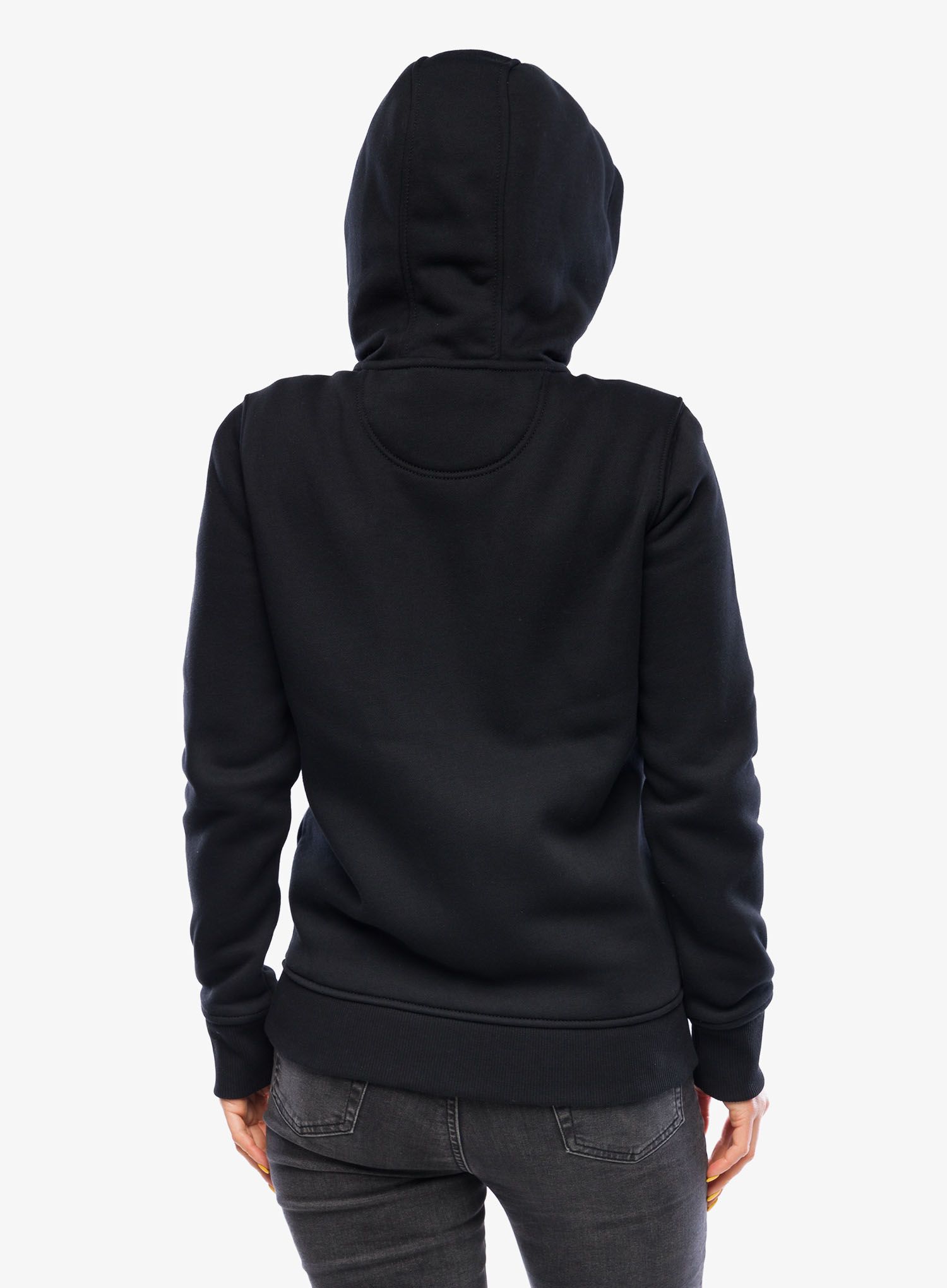 Ženska jopica s kapuco Carhartt Clarksburg Zip Sweatshirt - black