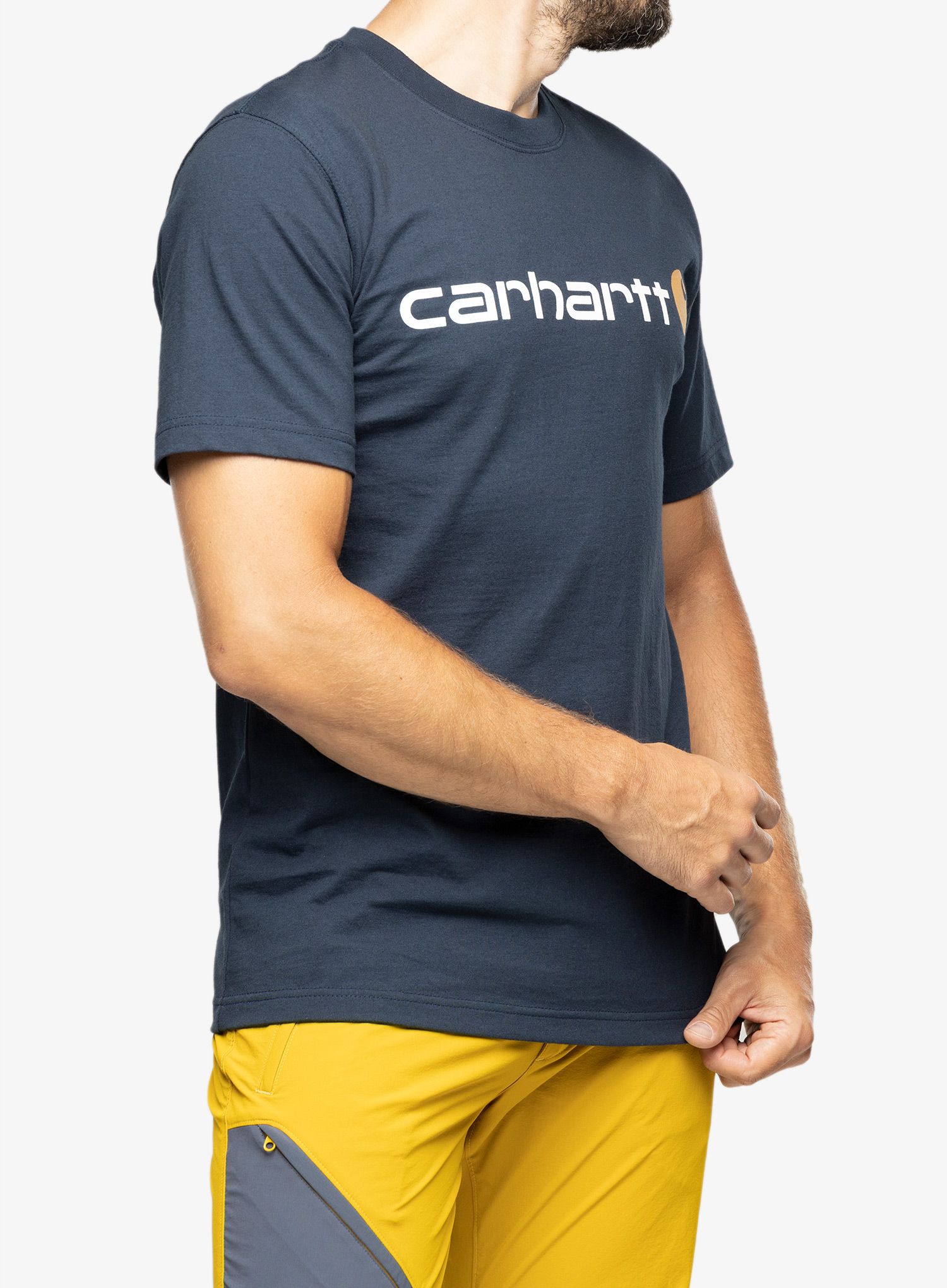Majica Carhartt Core Logo T-Shirt S/S - navy