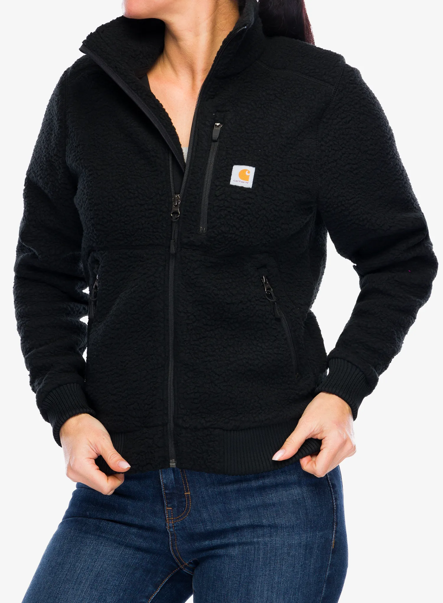 Ženski flis Carhartt Fleece Jacket - black