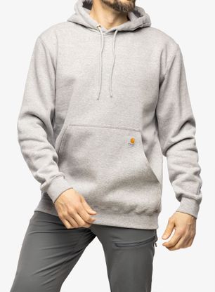 Puloverji s kapuco Carhartt Hooded Sweatshirt - heather grey