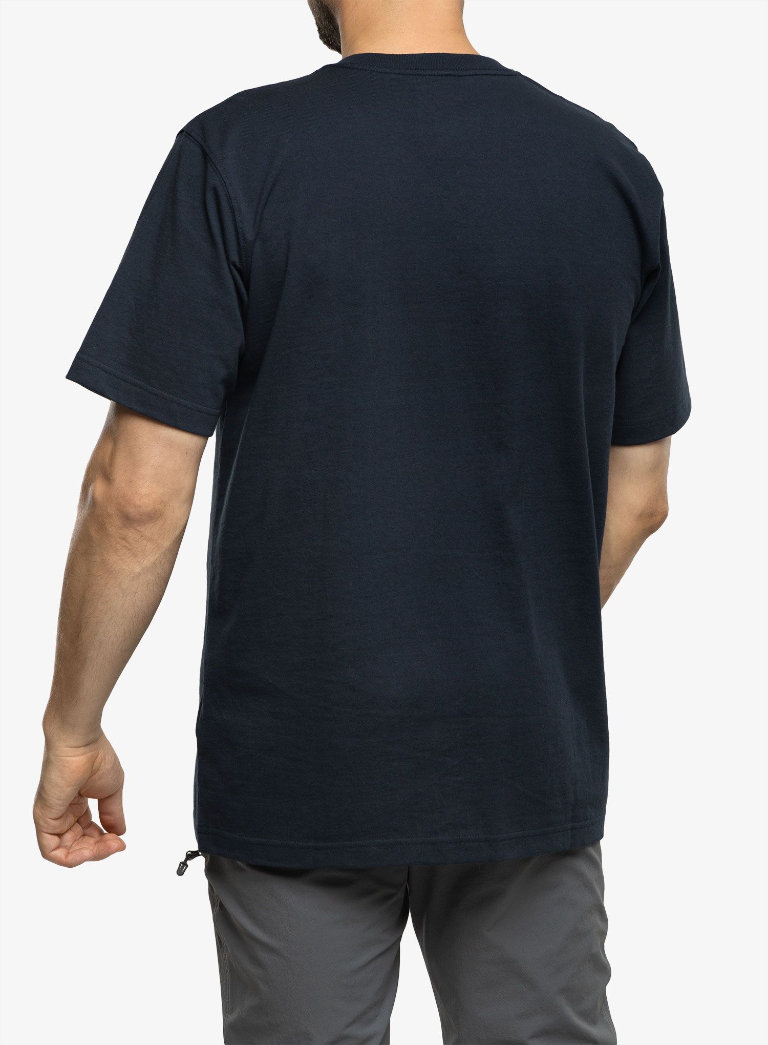 Bombažna majica Carhartt K87 Pocket S/S T-Shirt - navy