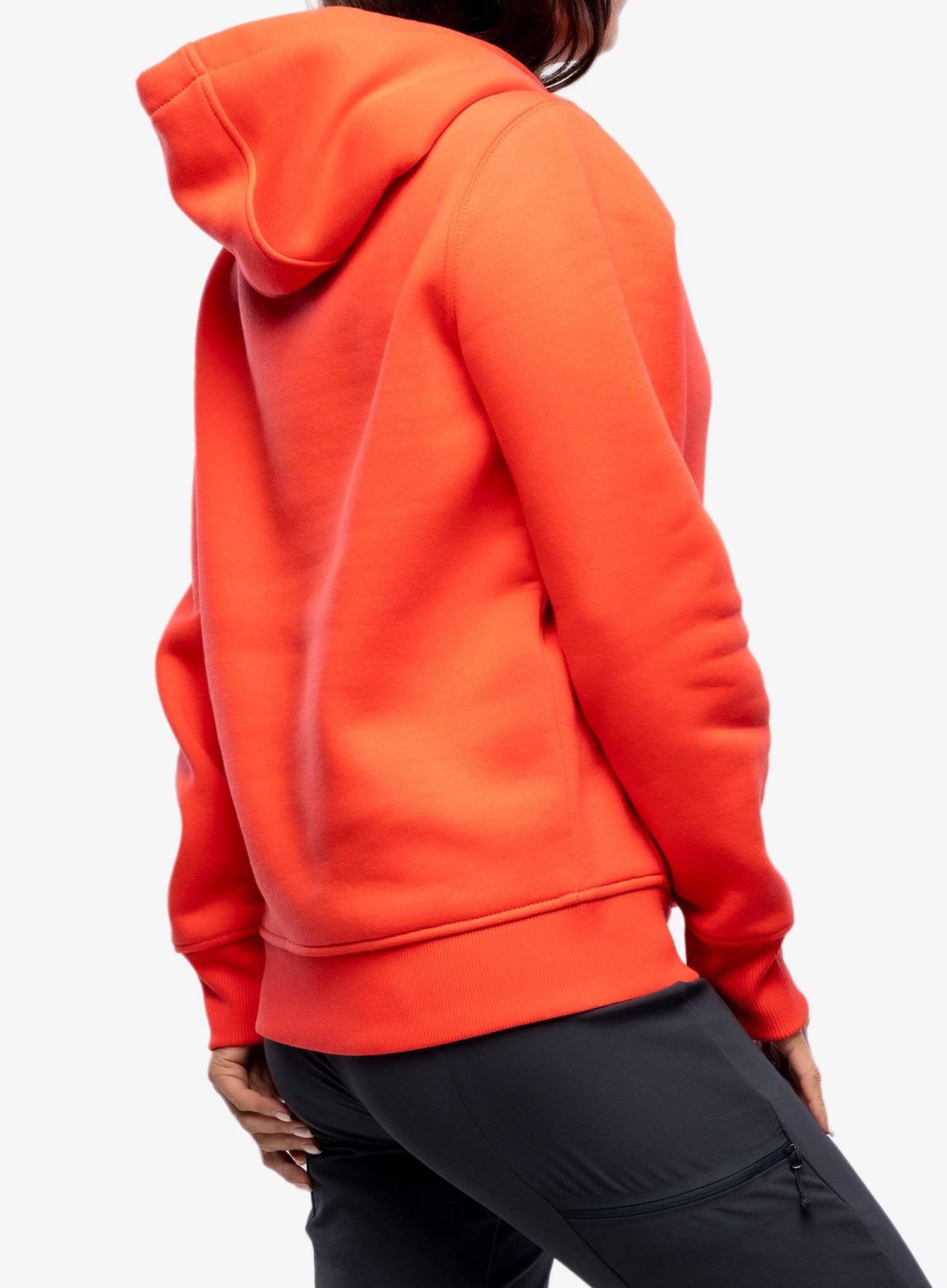 Ženska jopica Carhartt Logo Sleeve Graphic Sweatshirt - bittersweet