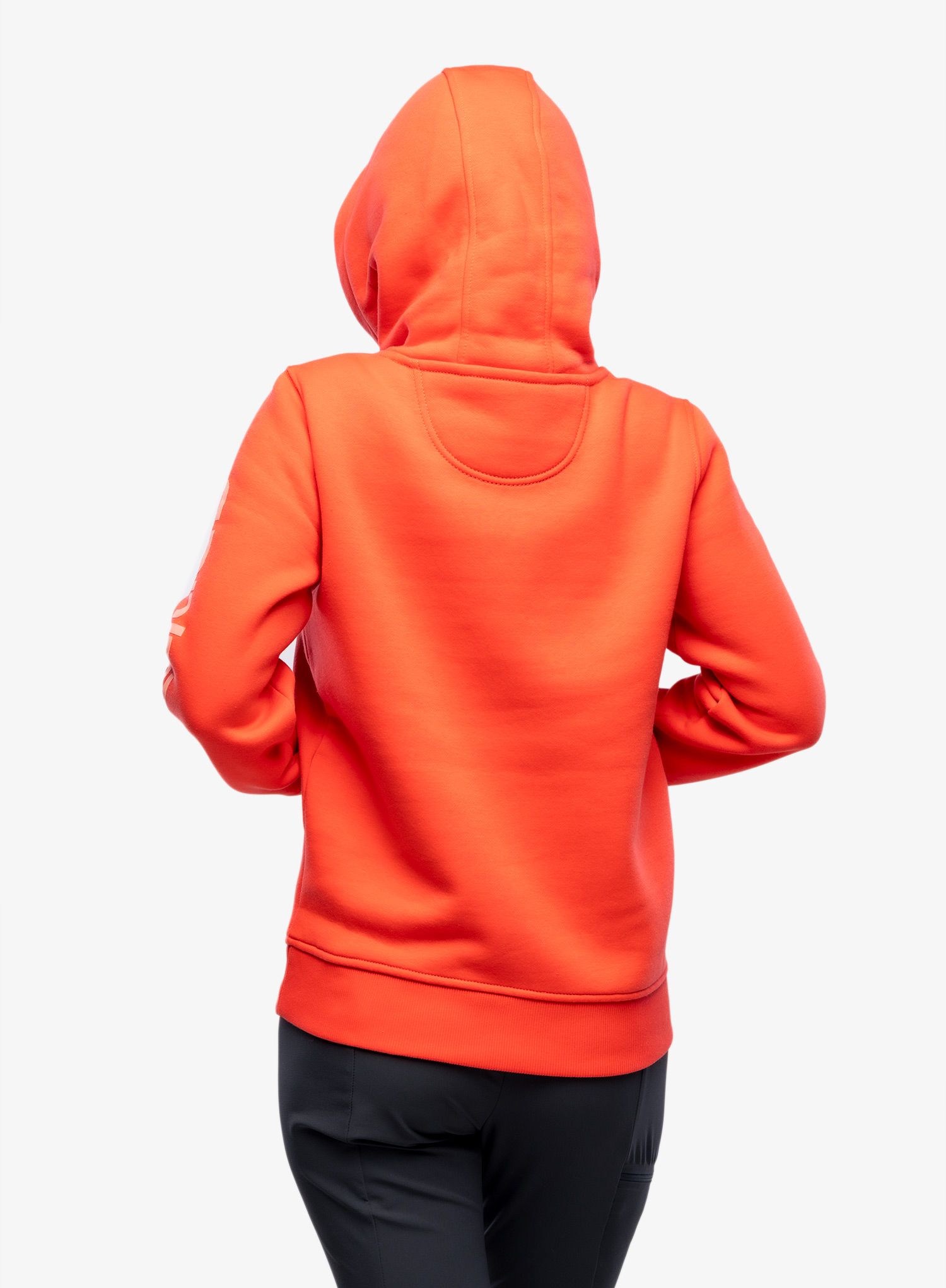Ženska jopica Carhartt Logo Sleeve Graphic Sweatshirt - bittersweet