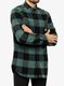Srajca Carhartt Midweight Flannel L/S Plaid Shirt - slate green