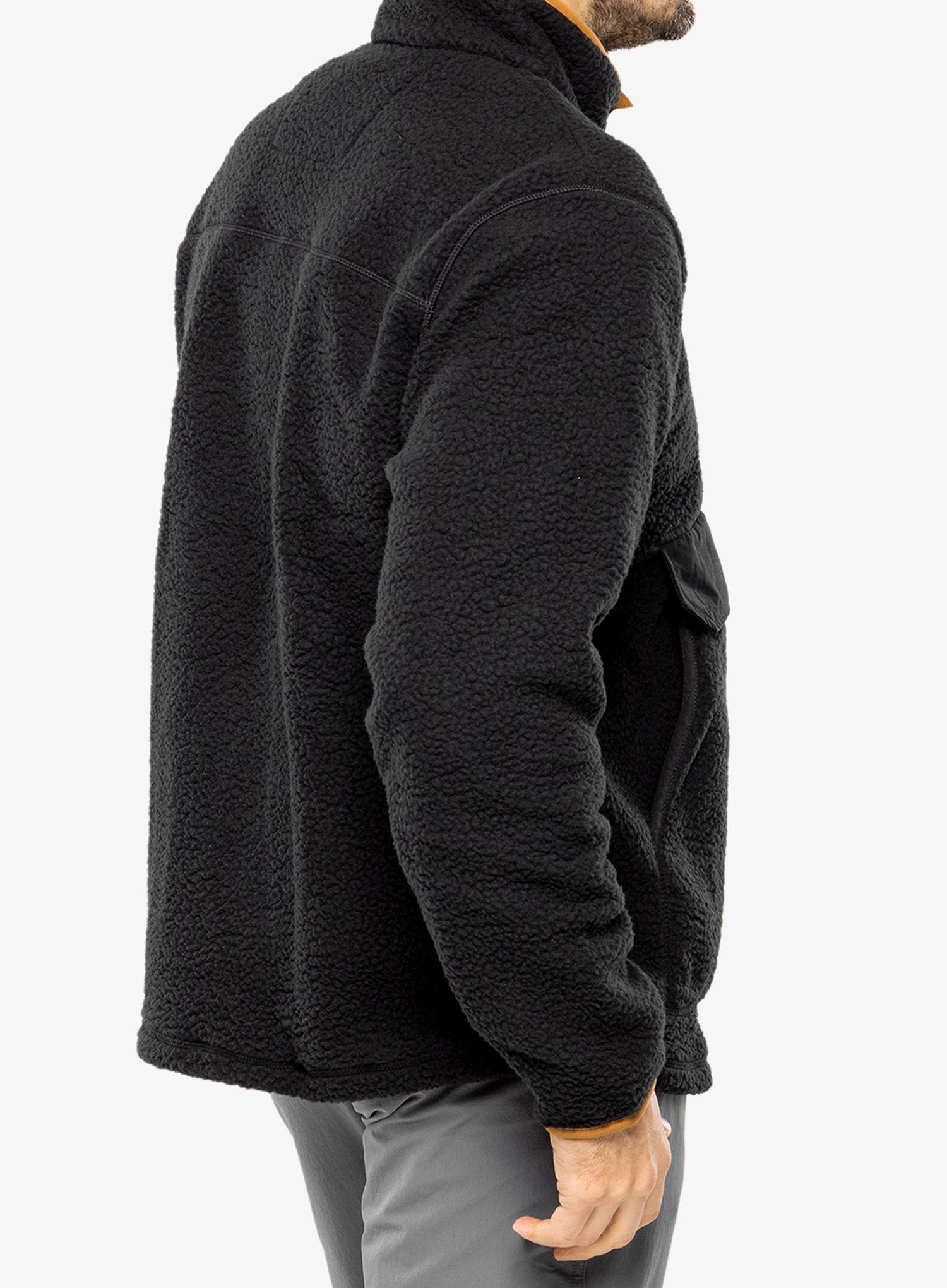 Flis Carhartt Relaxed Fit Fleece Pullover - black