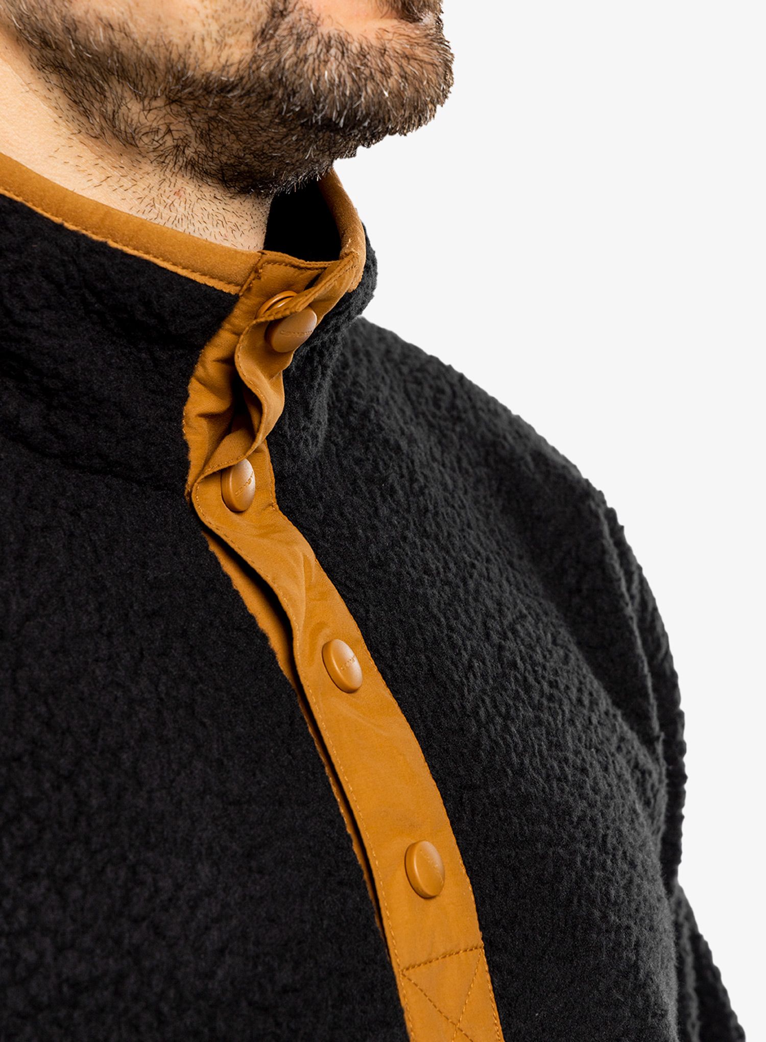 Flis Carhartt Relaxed Fit Fleece Pullover - black