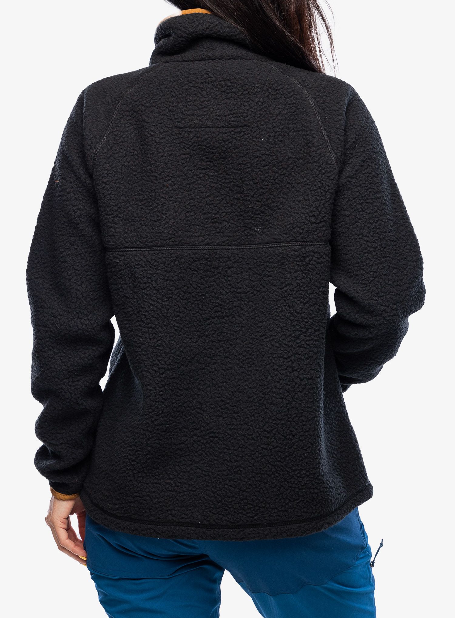 Ženski flis Carhartt Relaxed Fit Fleece Pullover - black