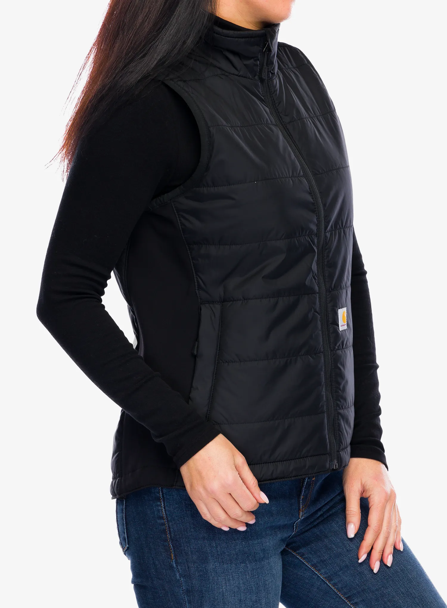 Ženski brezrokavnik Carhartt Relaxed Fit Lightweight Insulated Vest - black