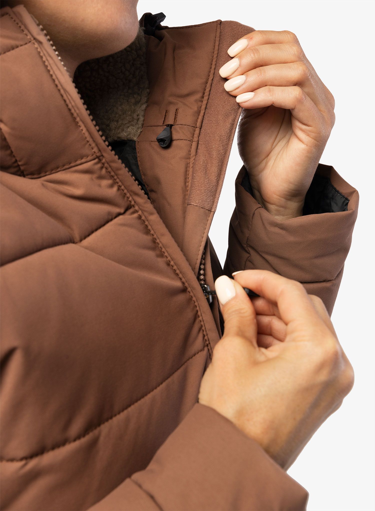 Ženska sintetična jakna Carhartt Relaxed Fit Montana Insulated Jacket - nutmeg