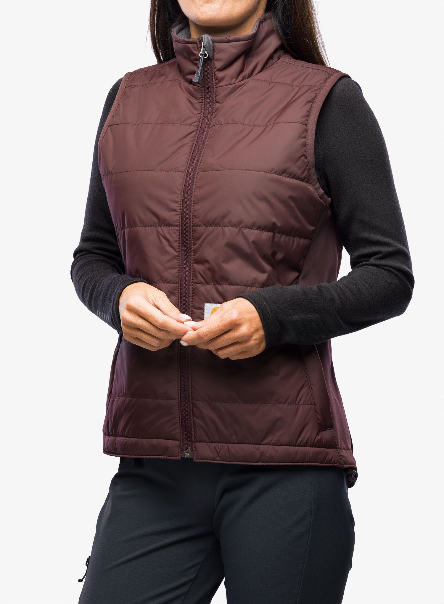 Ženski brezrokavnik Carhartt Relaxed Fit Lightweight Insulated Vest  - blackberry
