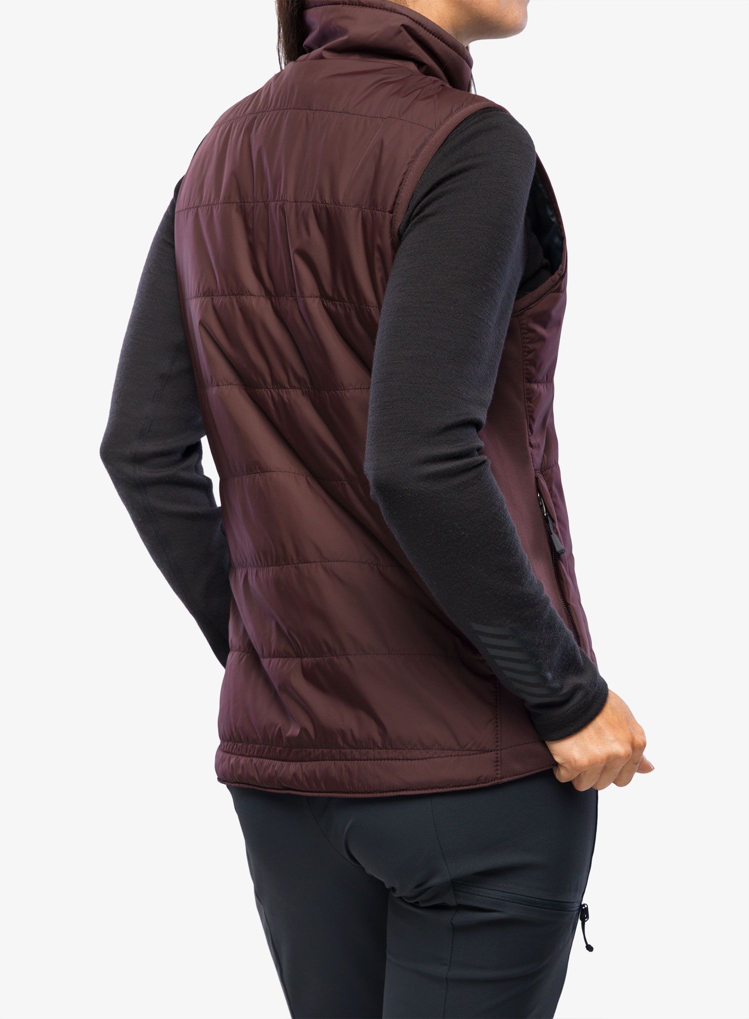 Ženski brezrokavnik Carhartt Relaxed Fit Lightweight Insulated Vest  - blackberry