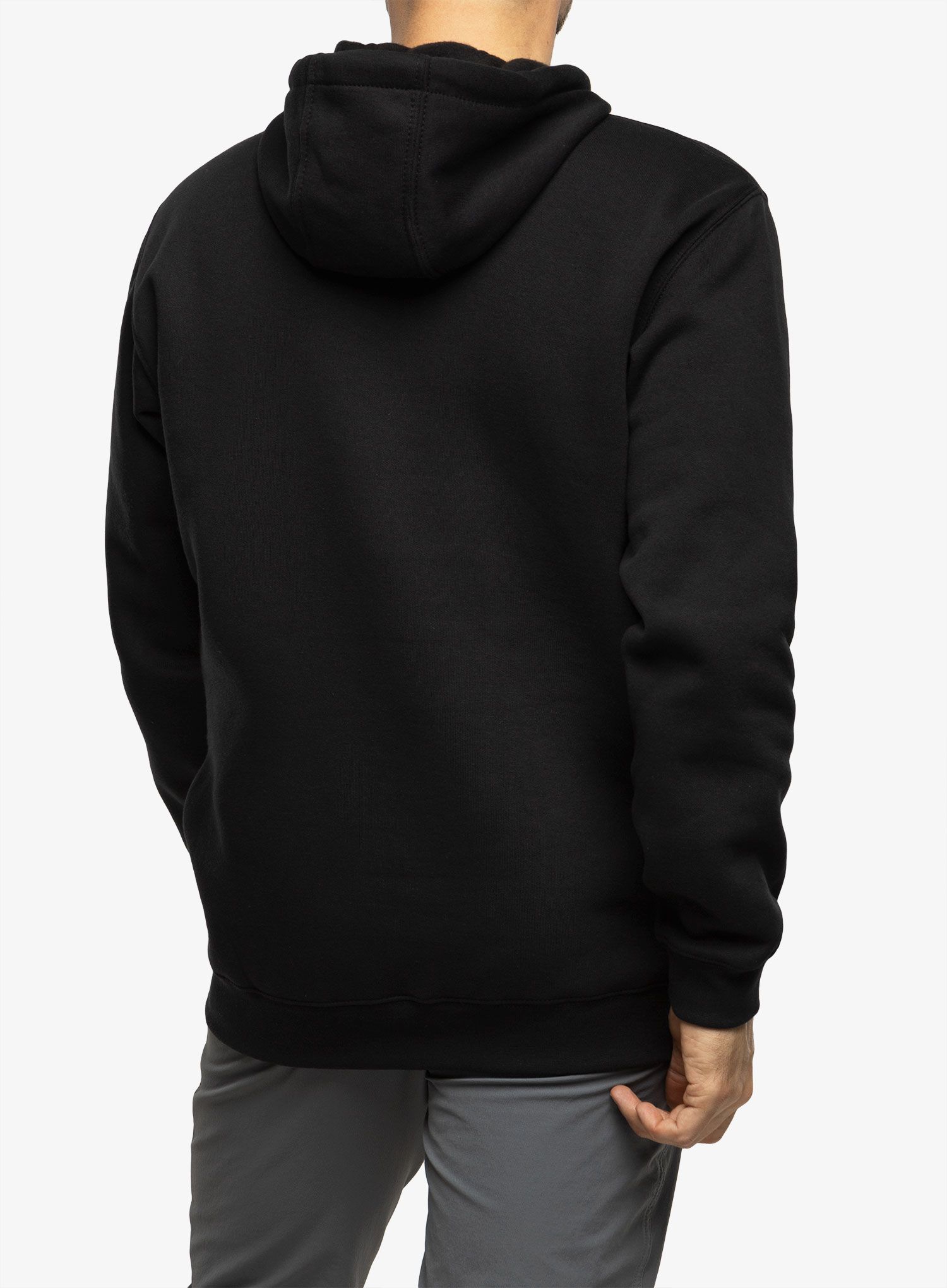 Moška jopica Carhartt Sleeve Logo Hooded Sweatshirt - black