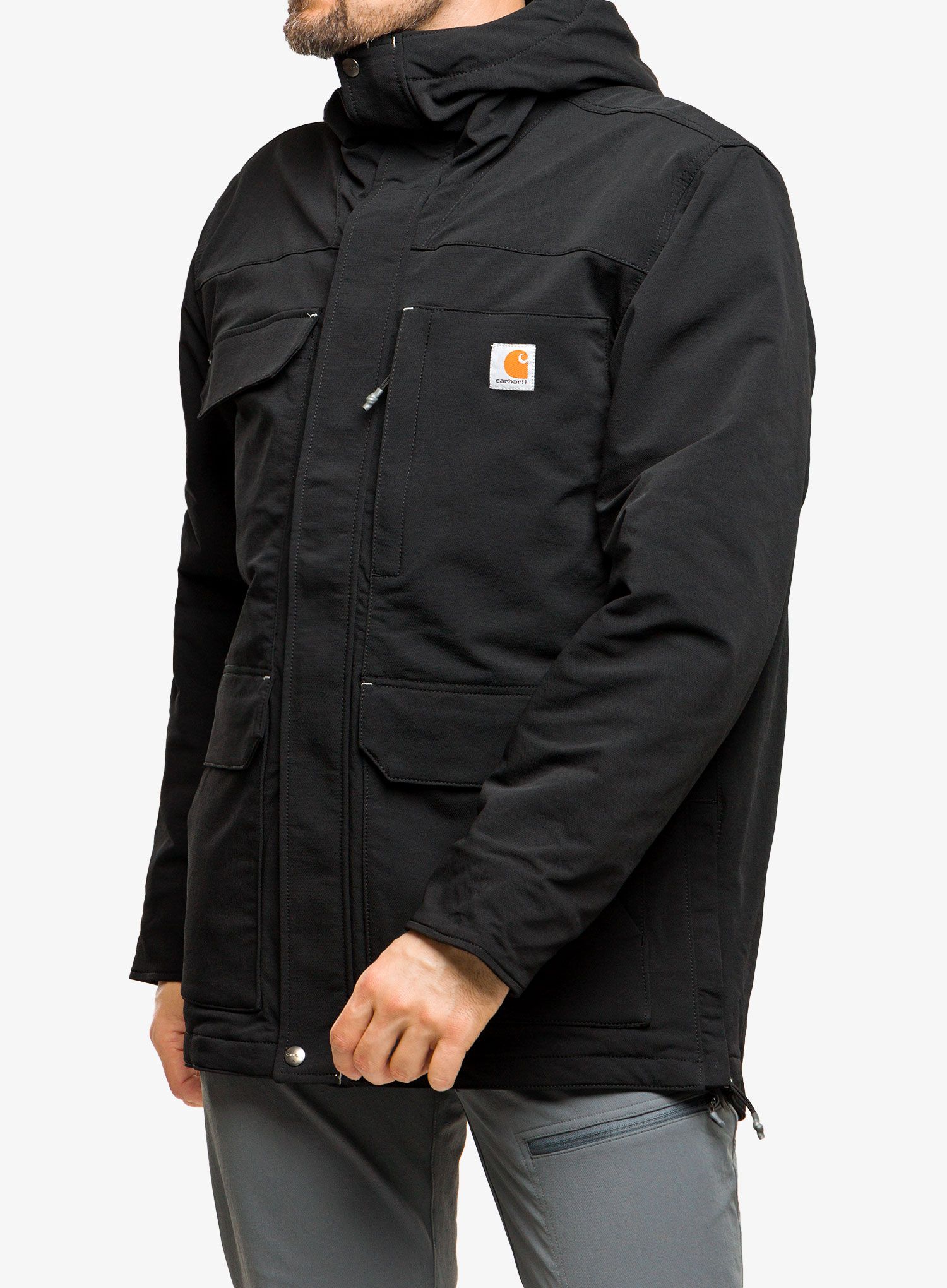Sintetična jakna Carhartt Super Dux Bonded Chore Coat - black