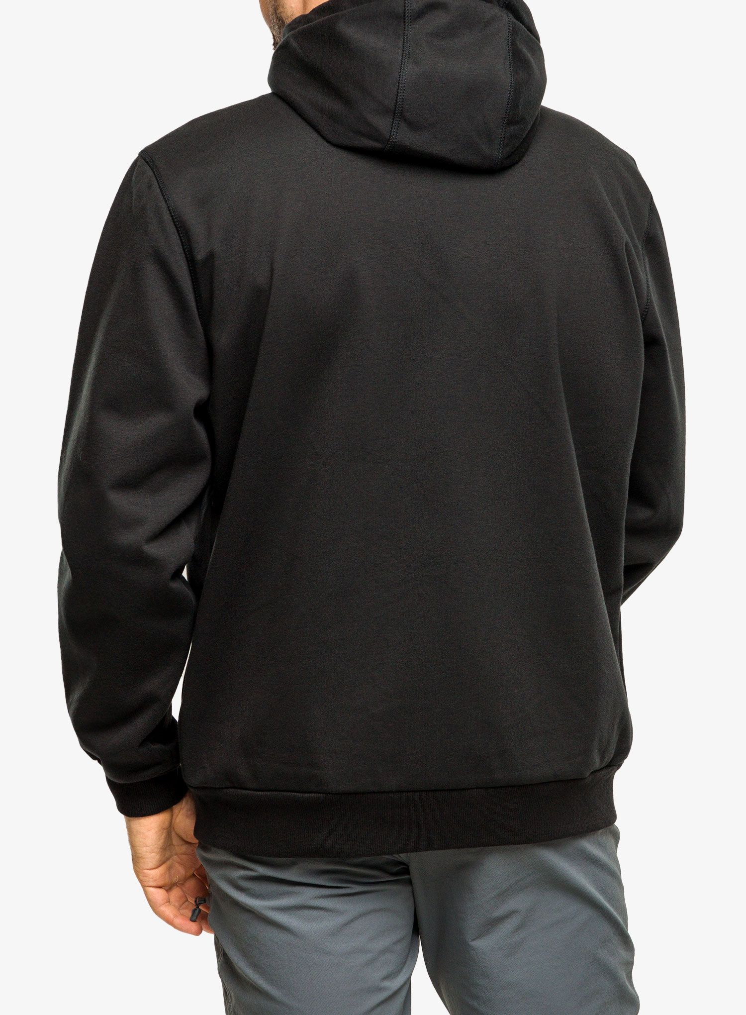 Moška jopica Carhartt Wind Fighter Hooded Sweatshirt - black
