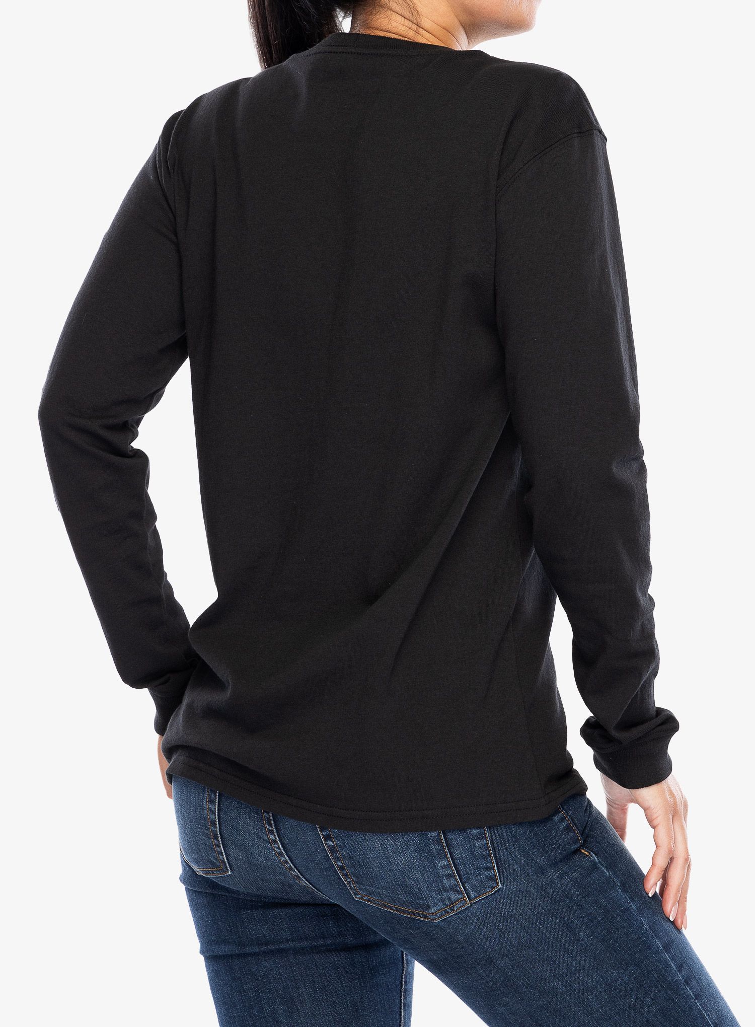 Ženska majica z dolgimi rokavi Carhartt Workwear Logo L/S T-Shirt - black