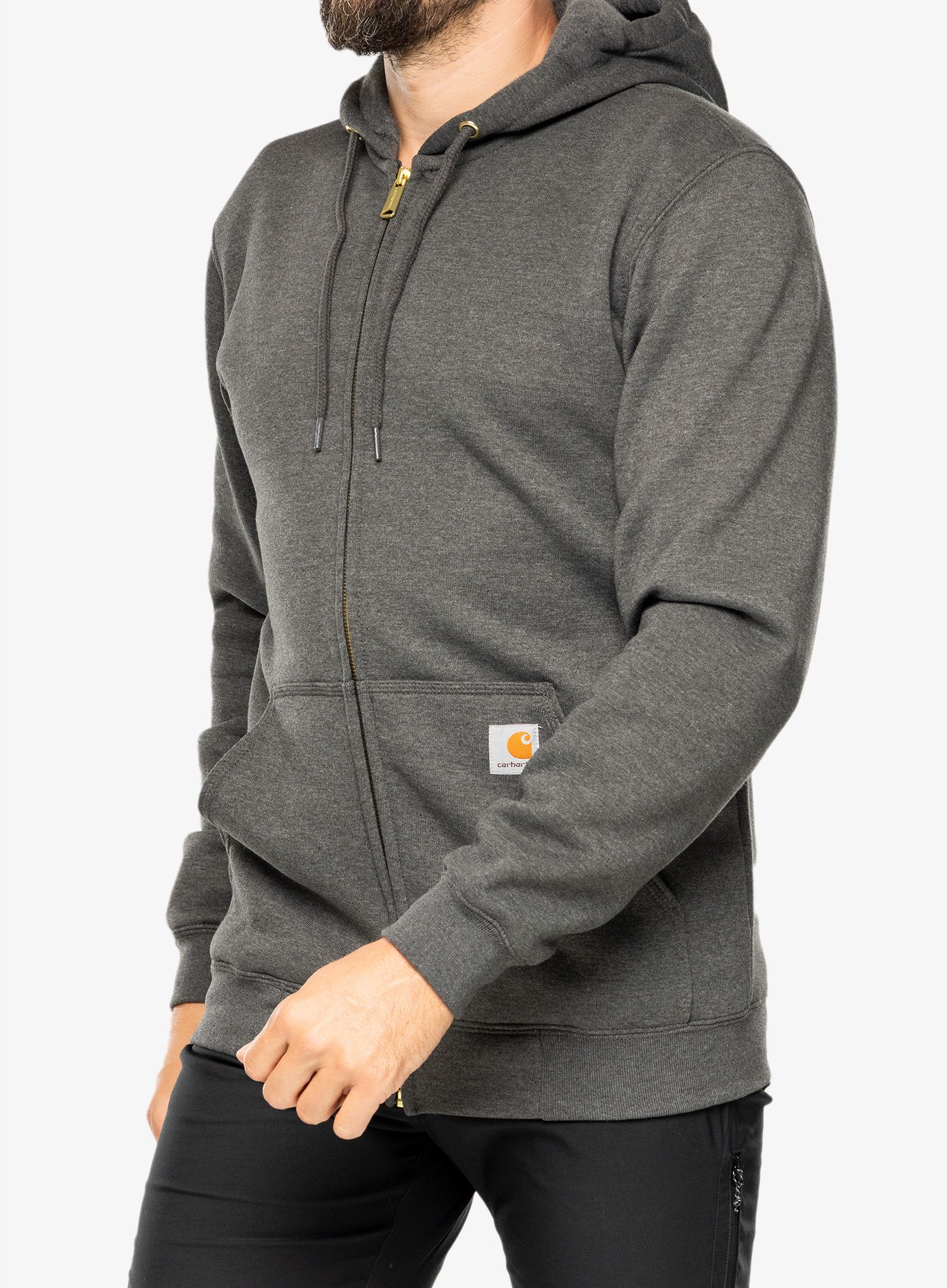 Jopica na zadrgo Carhartt Zip Hooded Sweatshirt - carbon heather