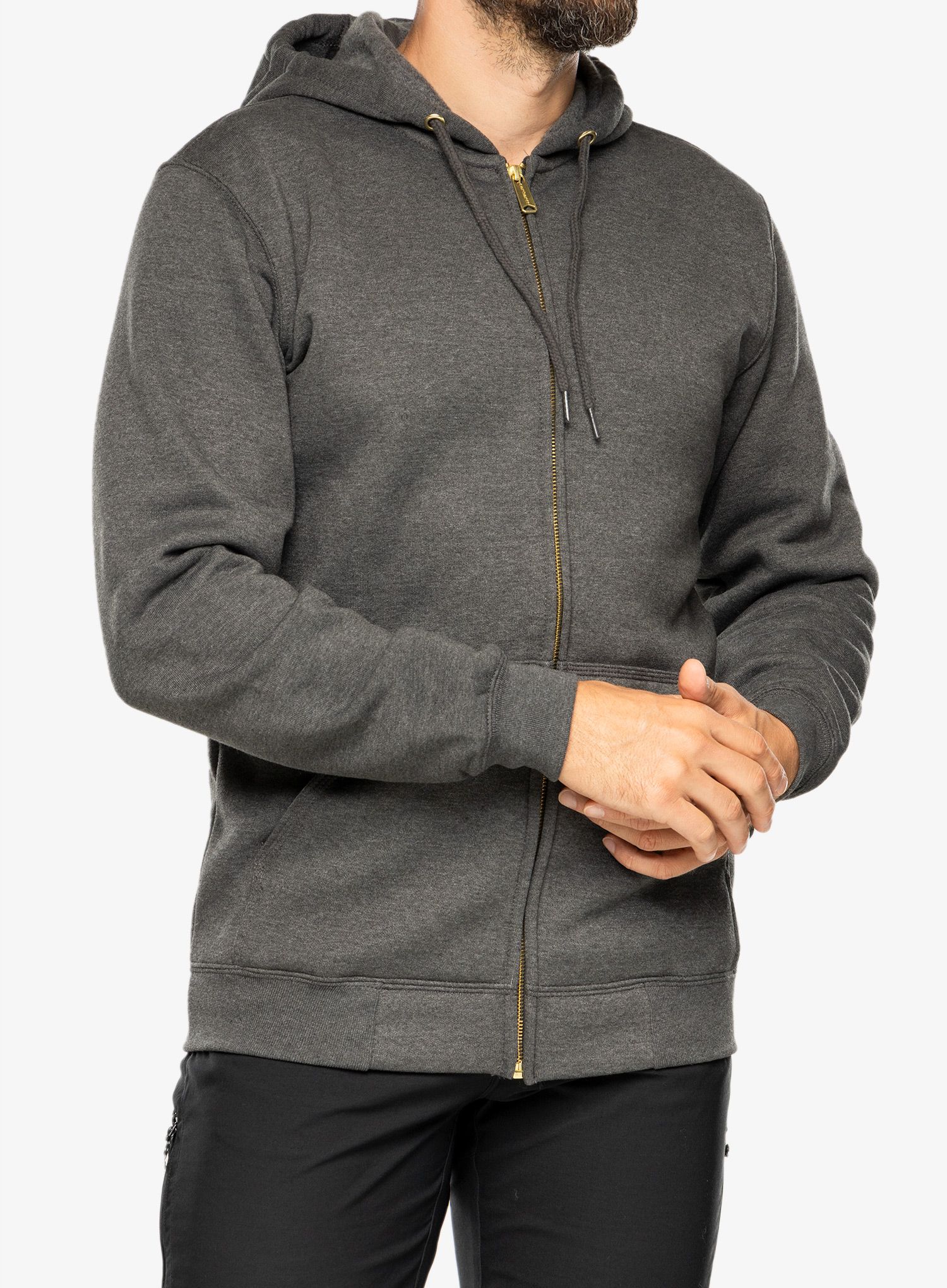 Jopica na zadrgo Carhartt Zip Hooded Sweatshirt - carbon heather
