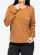Ženska majica z dolgimi rokavi Cartartt Lightweight L/S Pocket T-Shirt - carhartt brown