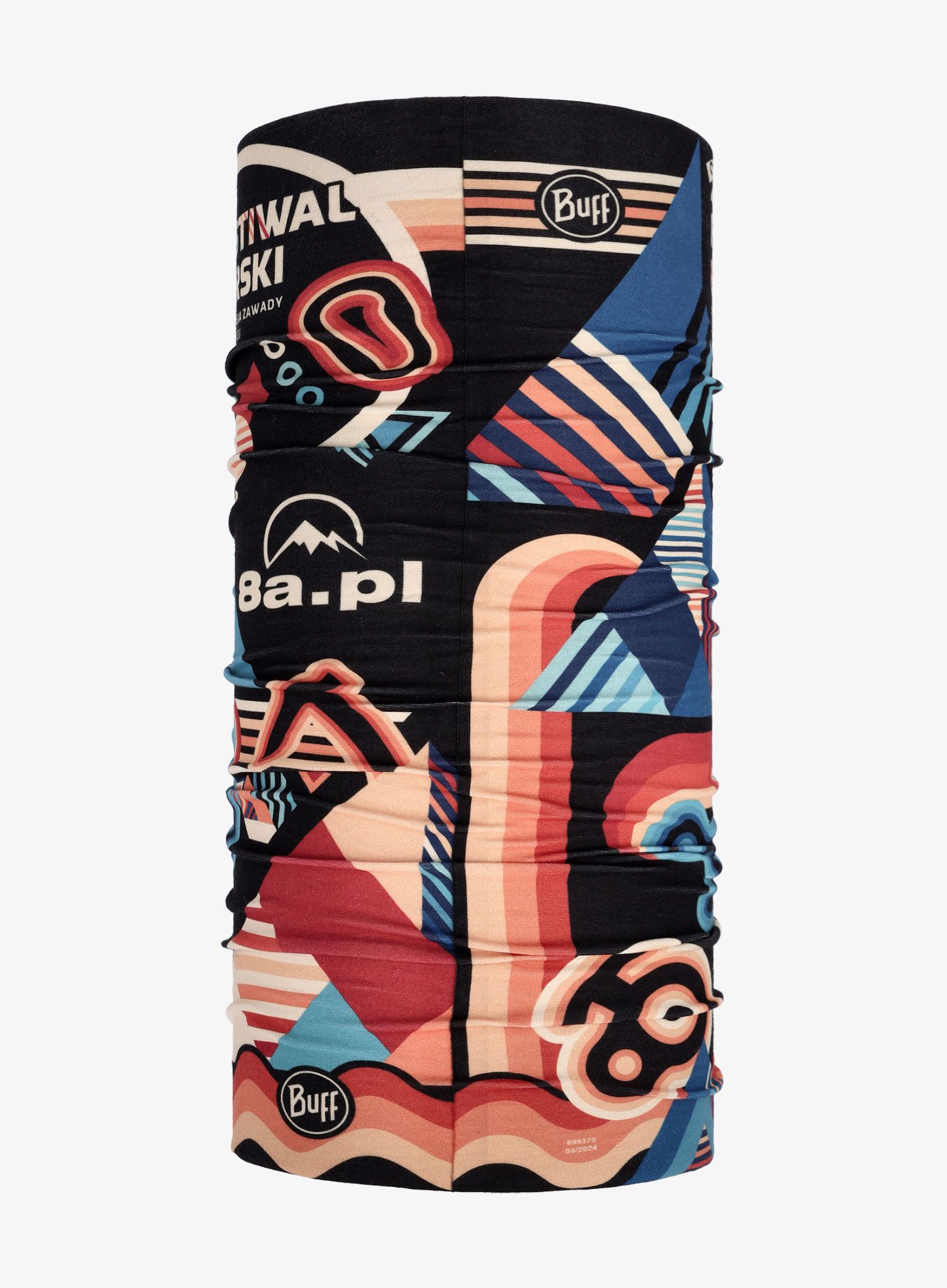Večnamenska ruta Buff Original Ecostretch 29. Festiwal Górski Lądek-Zdrój - black/orange