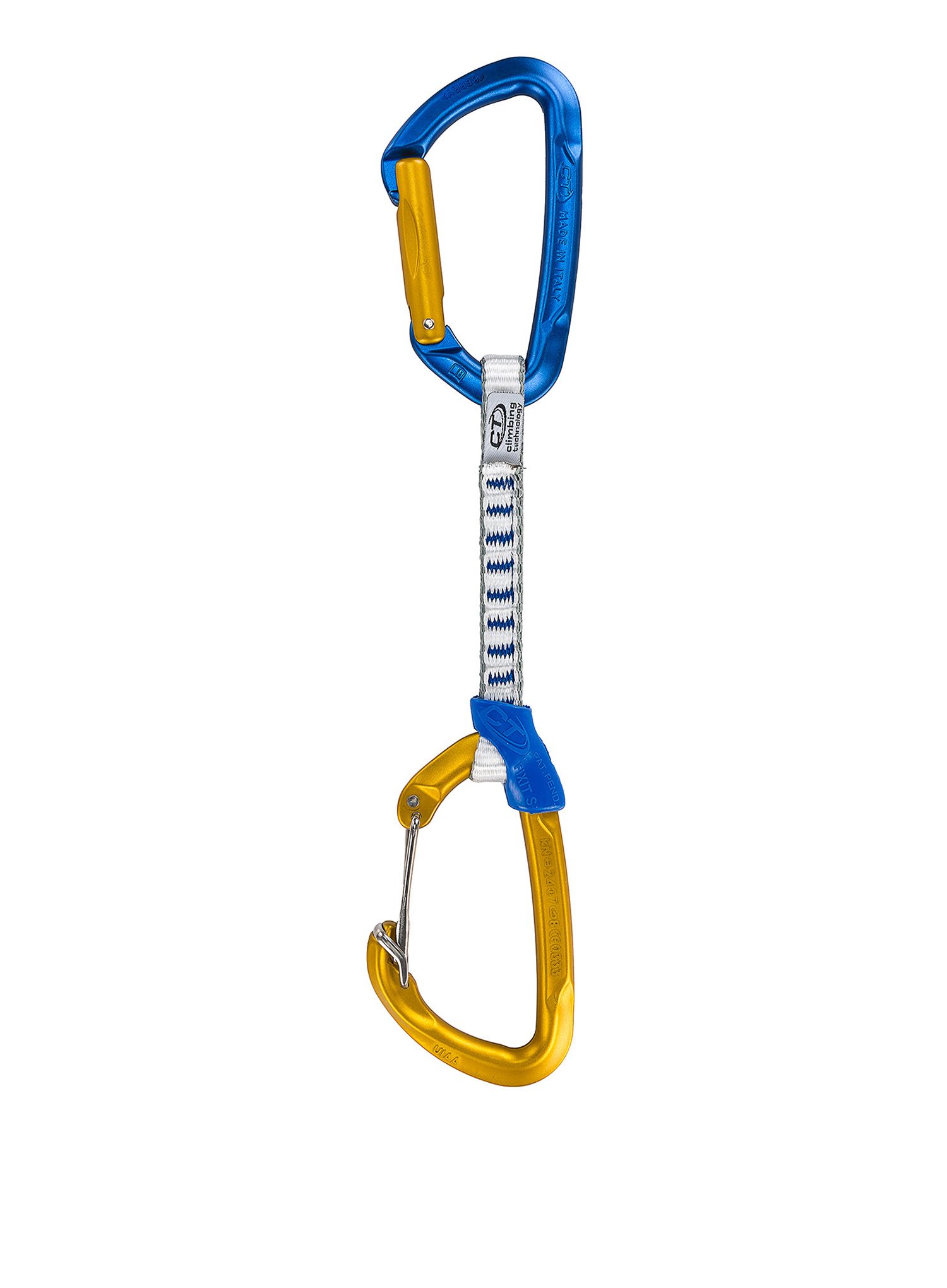 Sistem vponk Climbing Technology/SKYLOTEC Berry Set DY 12 cm - blue/ocher