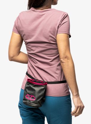 Vrečka za magnezij Climbing Technology/SKYLOTEC Cylinder - anthracite/cyclamen