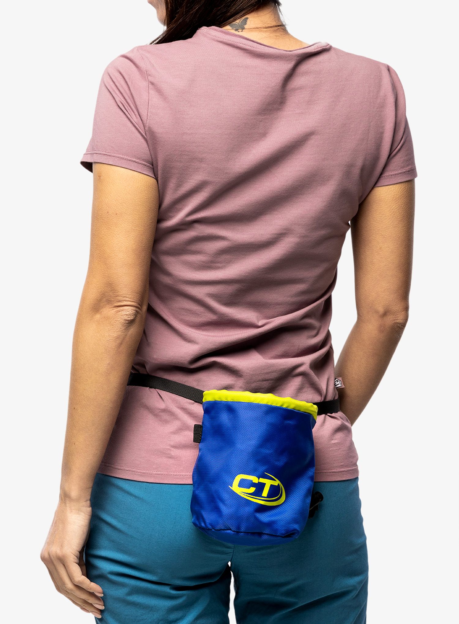 Vrečka za magnezij Climbing Technology/SKYLOTEC Cylinder - blue/yellow