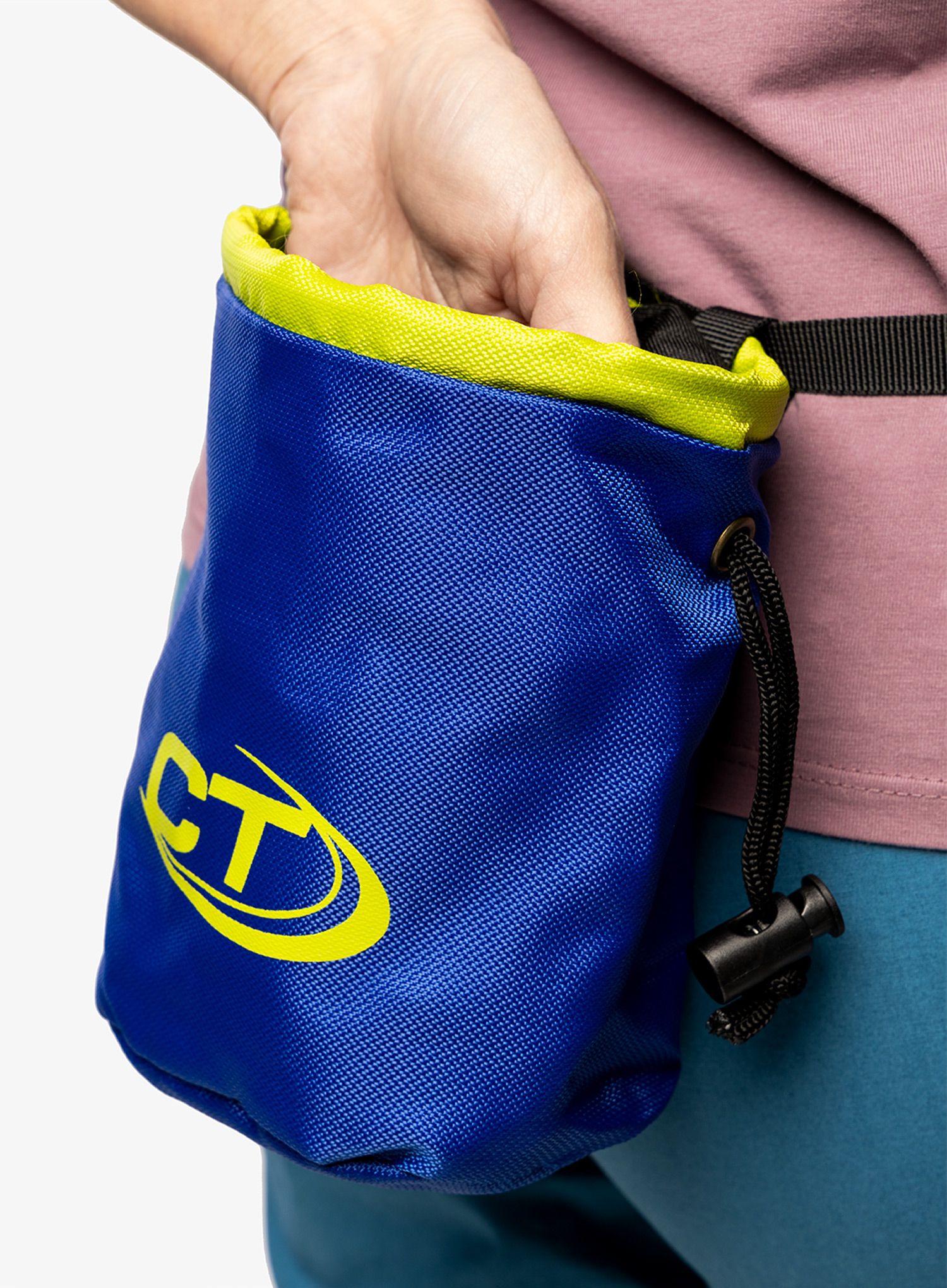 Vrečka za magnezij Climbing Technology/SKYLOTEC Cylinder - blue/yellow