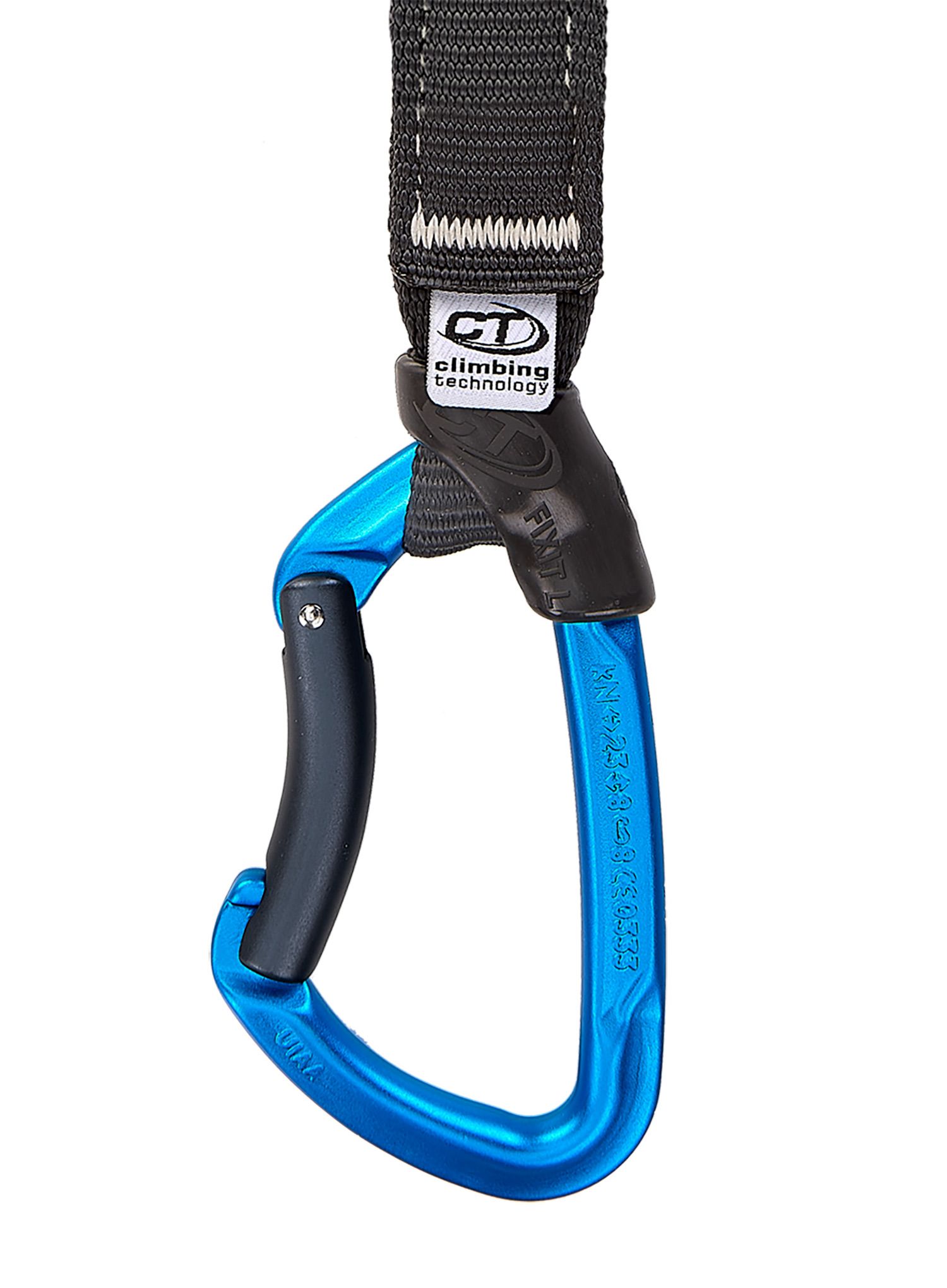 Sistem vponk Climbing Technology/SKYLOTEC Lime B Set NY Pro 22 cm - anthracite/blue