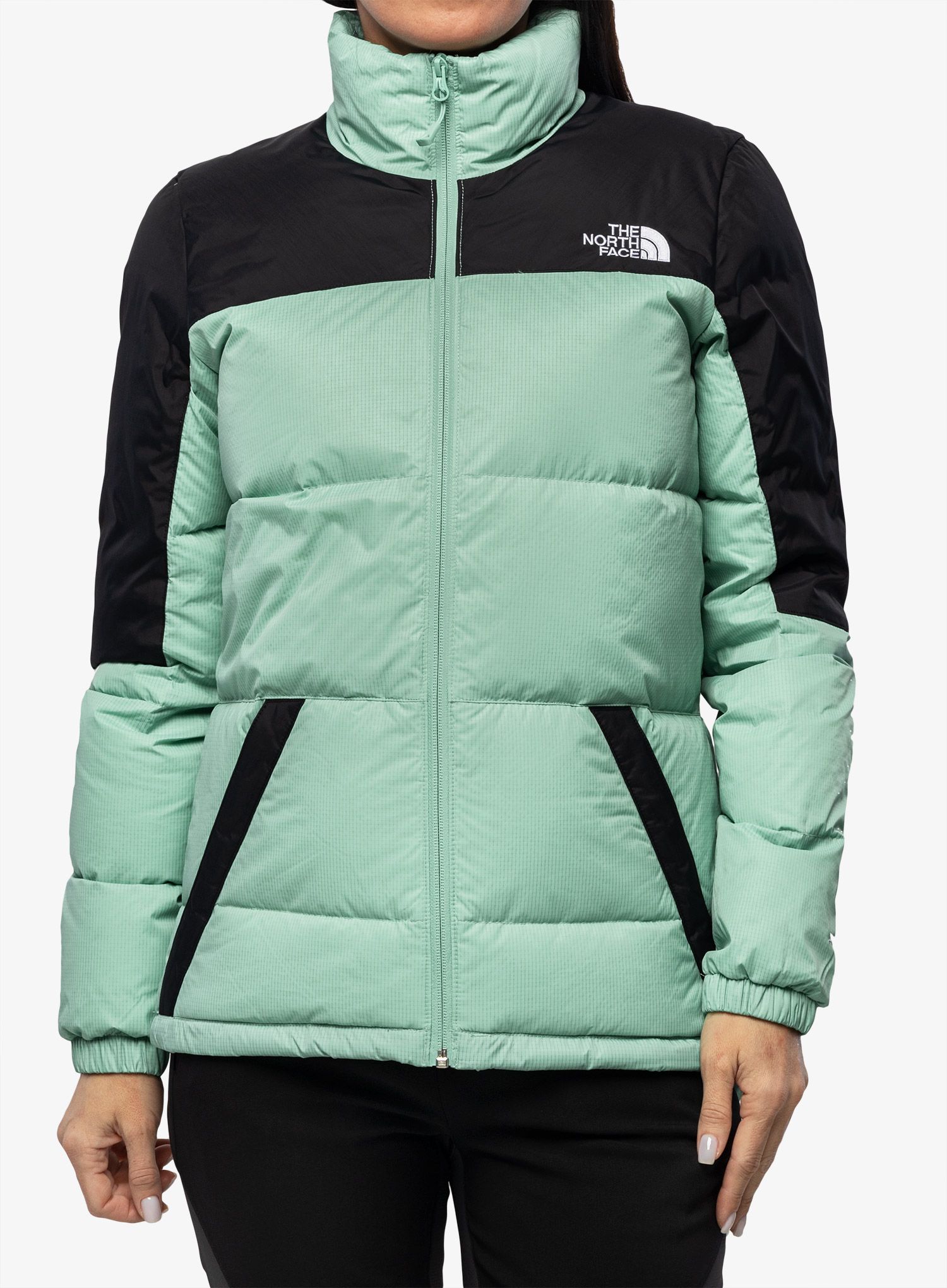 Ženska puhovka The North Face Diablo Down Jacket - wasabi/tnf black