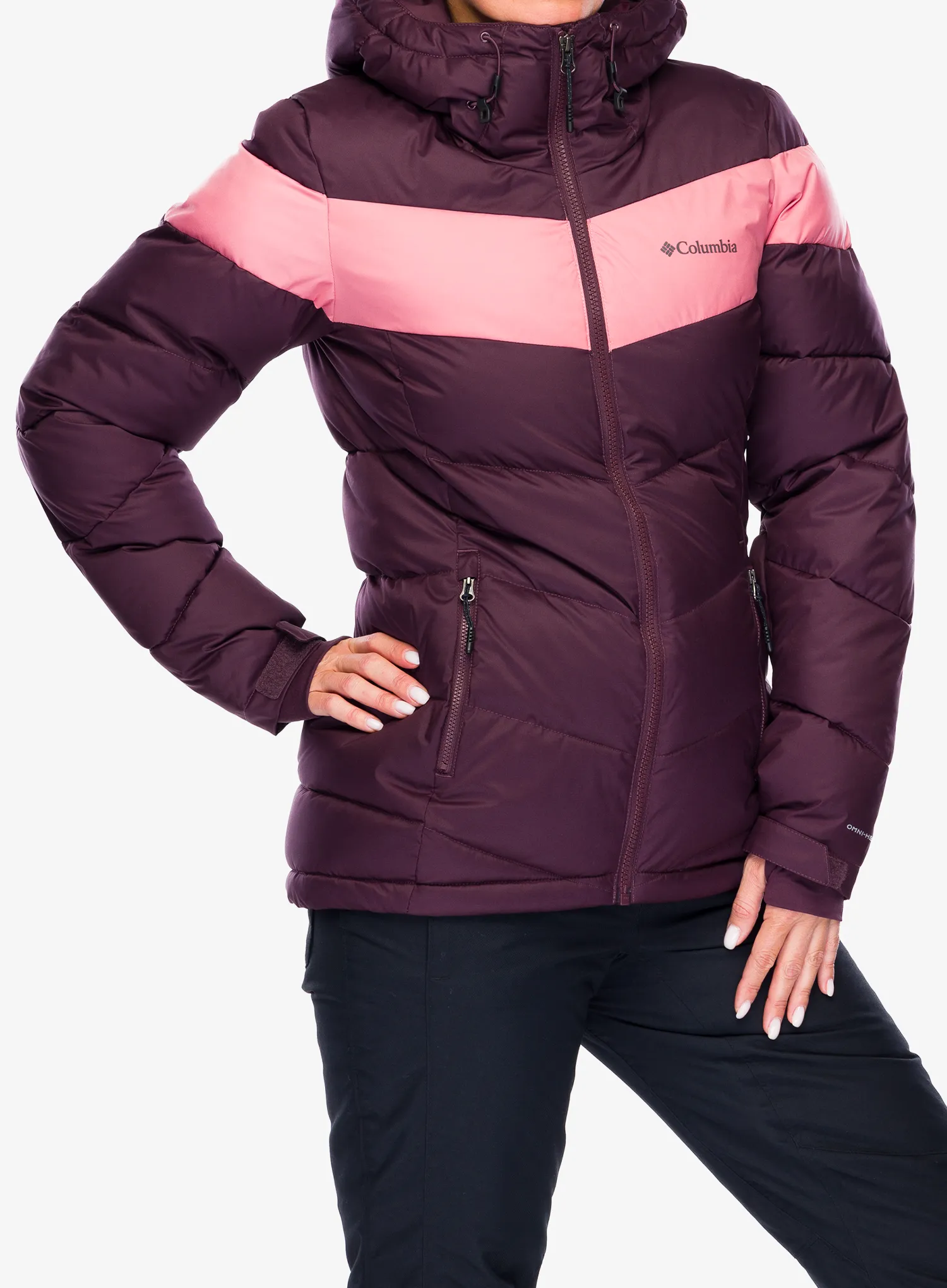 Ženska sintetična jakna Columbia Abbott Peak II Insulated Jacket - moonvista/pink agave