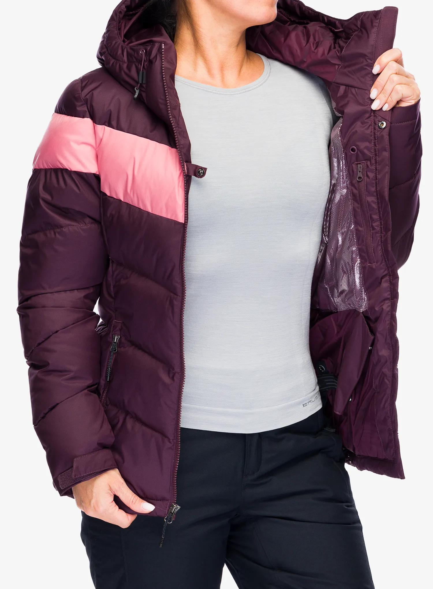 Ženska sintetična jakna Columbia Abbott Peak II Insulated Jacket - moonvista/pink agave