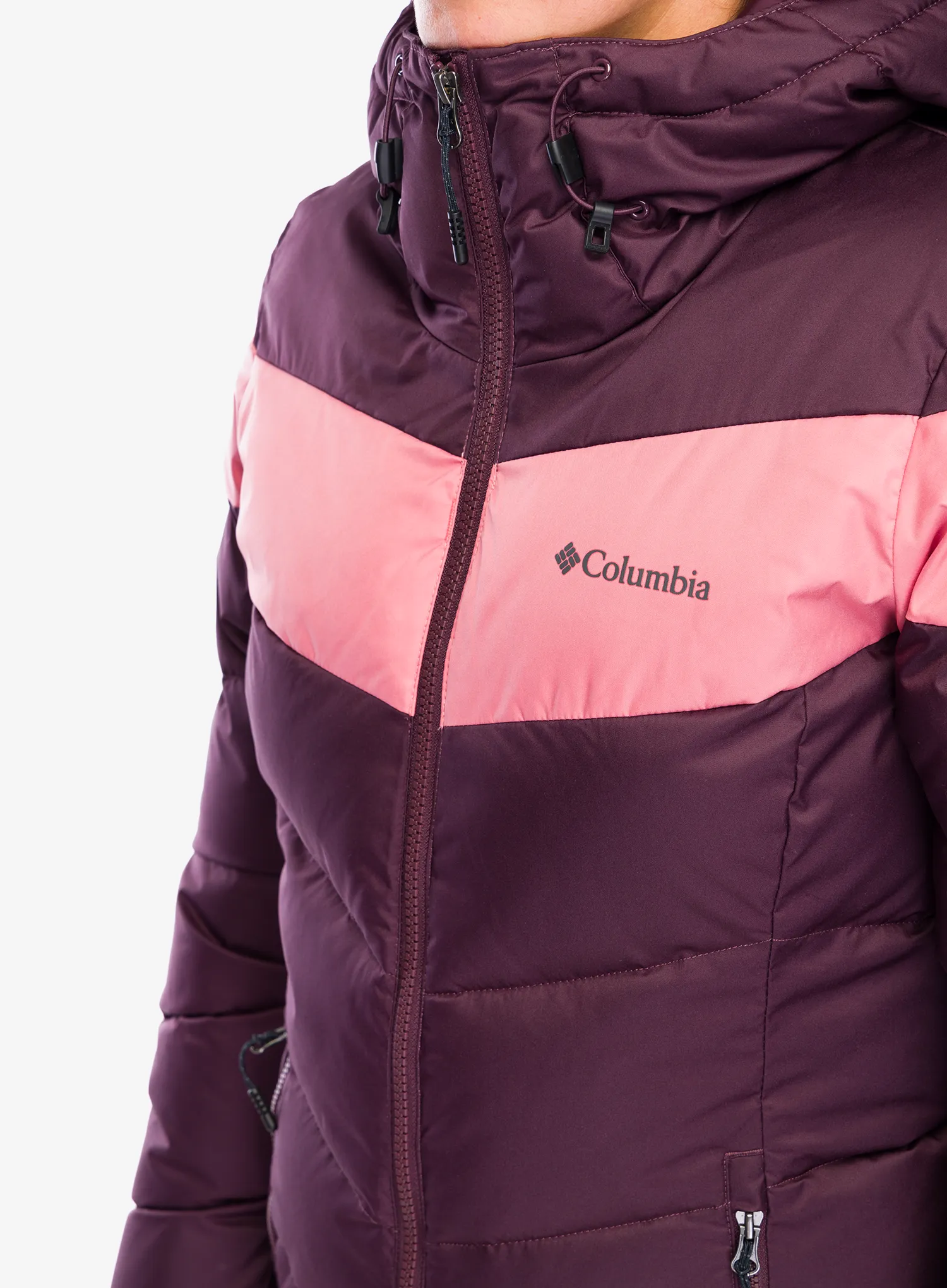 Ženska sintetična jakna Columbia Abbott Peak II Insulated Jacket - moonvista/pink agave