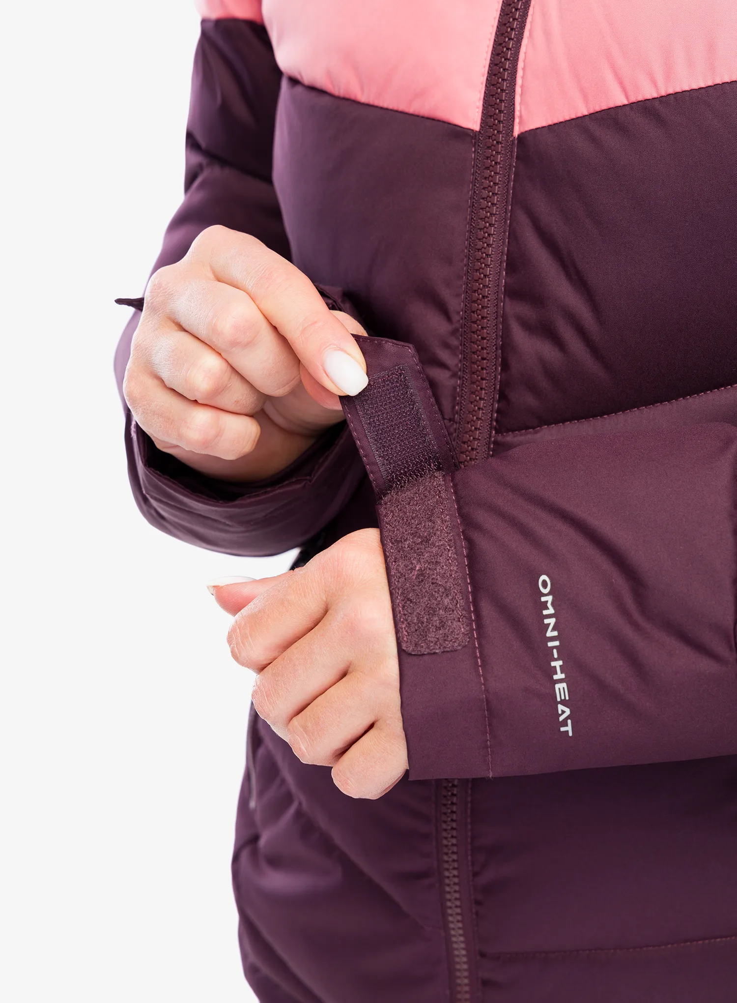 Ženska sintetična jakna Columbia Abbott Peak II Insulated Jacket - moonvista/pink agave