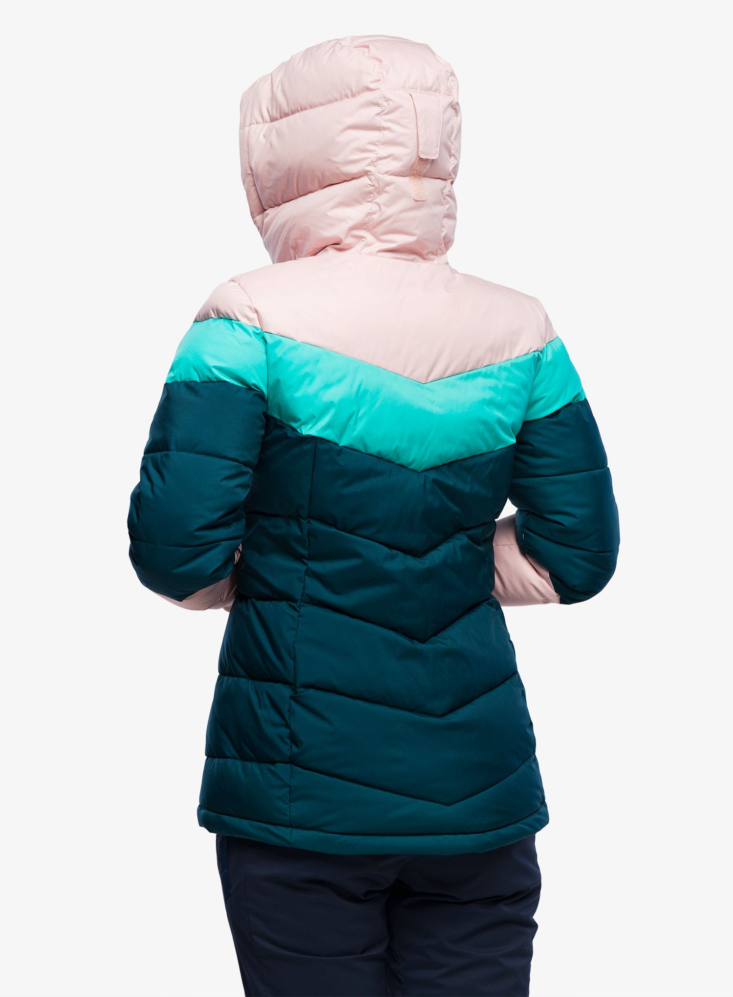 Ženska smučarska jakna Columbia Abbott Peak Insulated Jacket - night wave/dusty pink/aqua