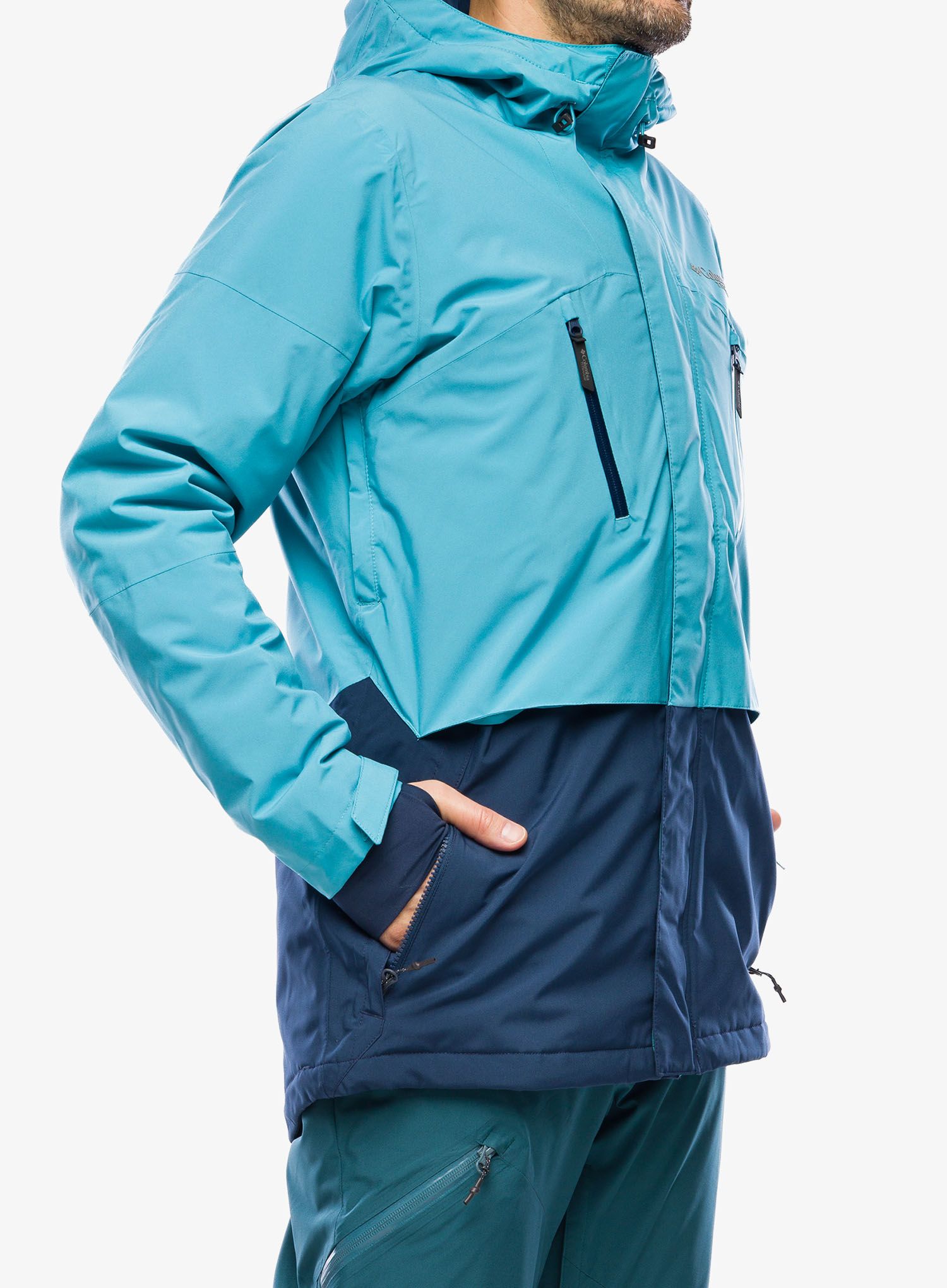 Smučarska jakna Columbia Aerial Ascender II Jacket - collegiate navy/shasta