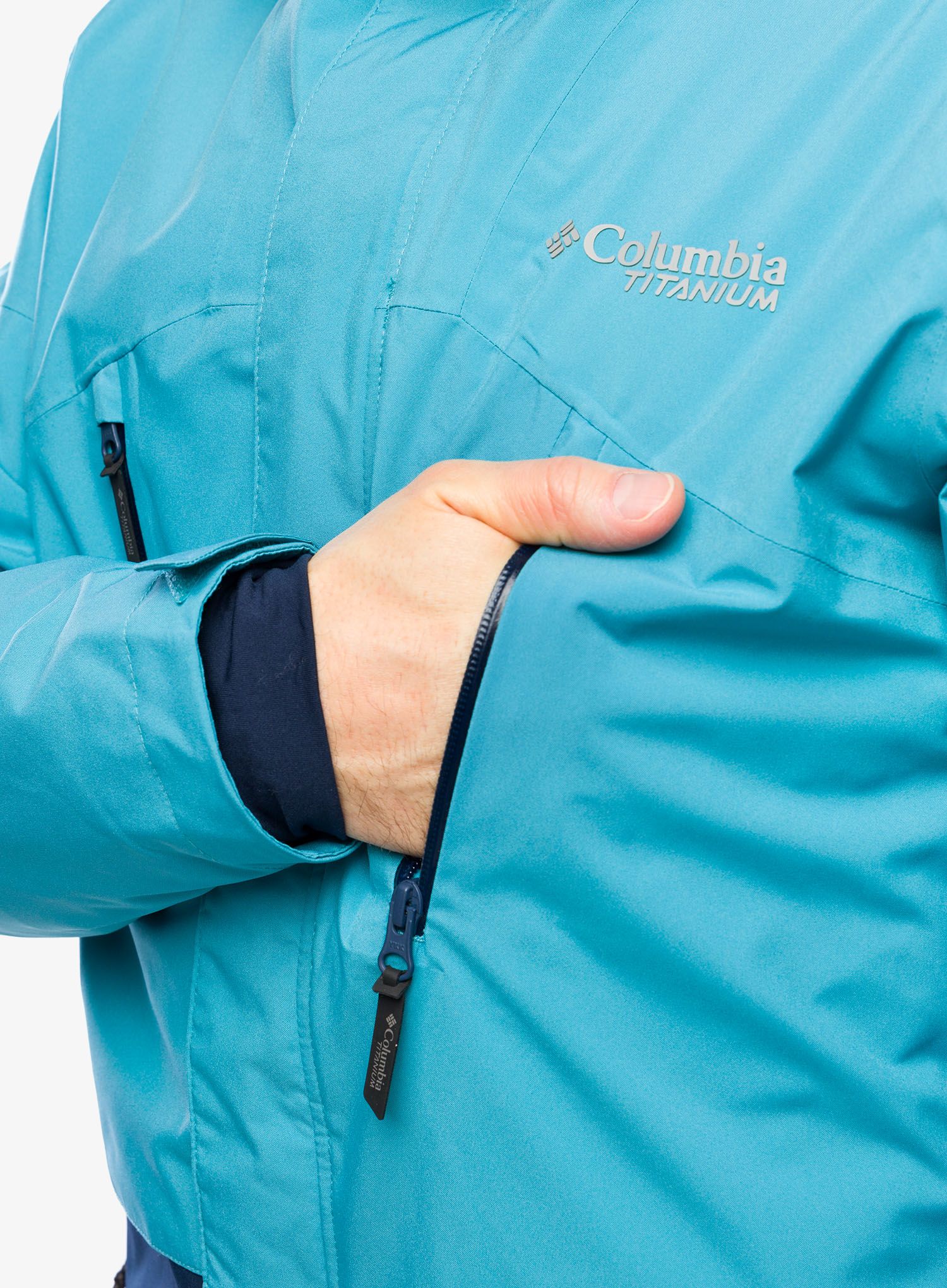 Smučarska jakna Columbia Aerial Ascender II Jacket - collegiate navy/shasta