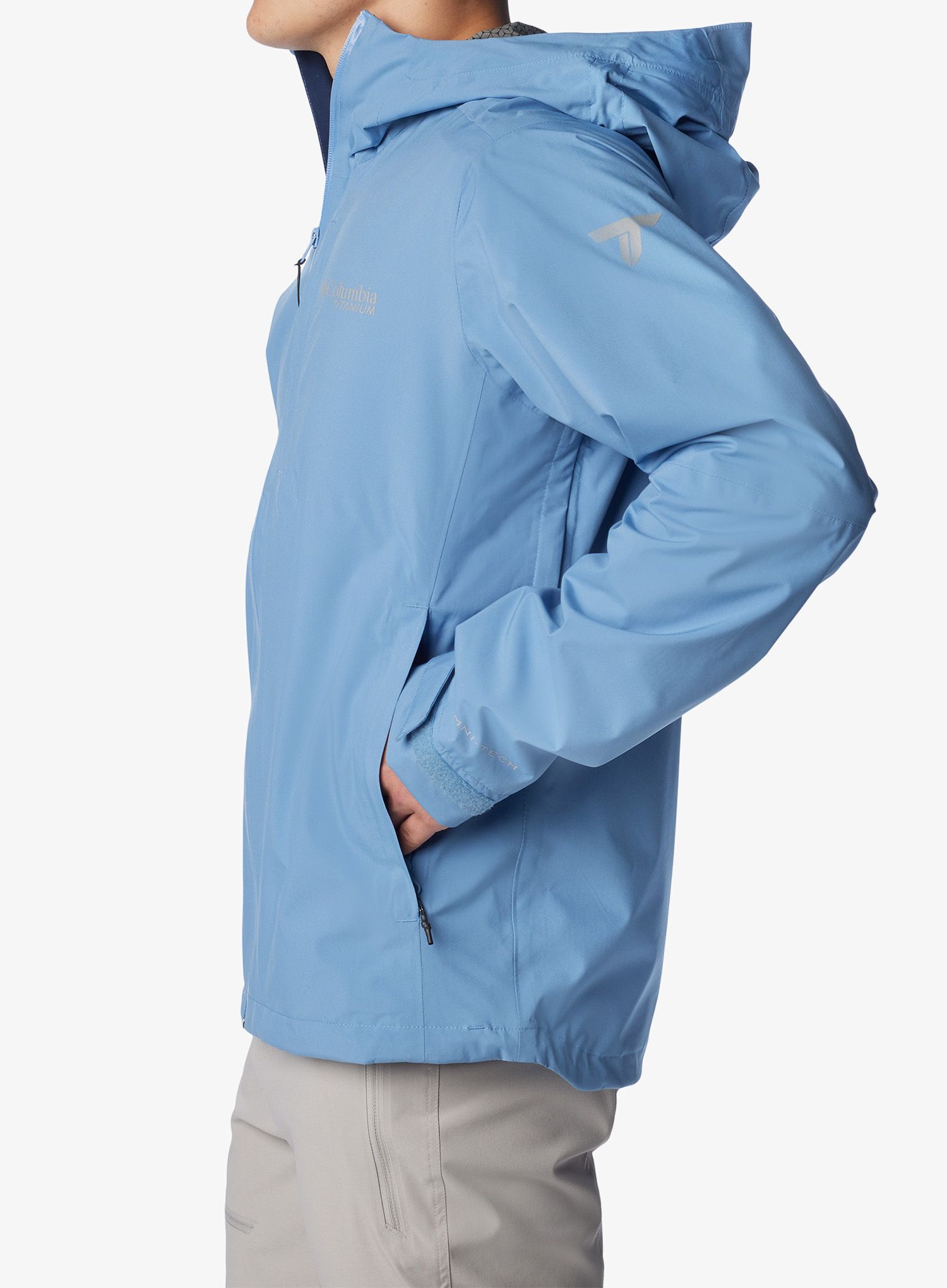Nepremočljiva jakna Columbia Ampli-Dry II Shell - skyler
