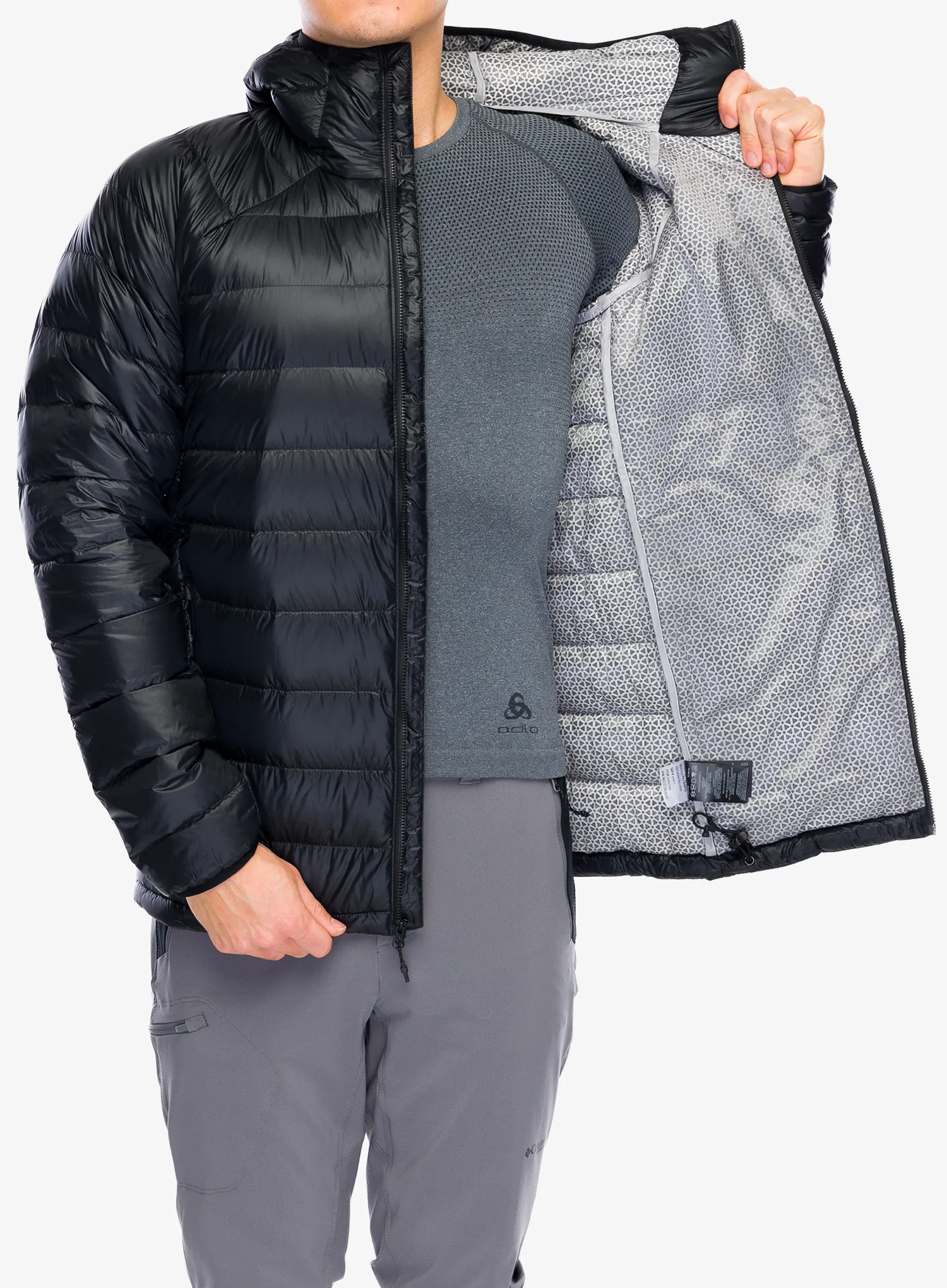 Puhovka Columbia Arctic Crest Down Hooded Jacket - black